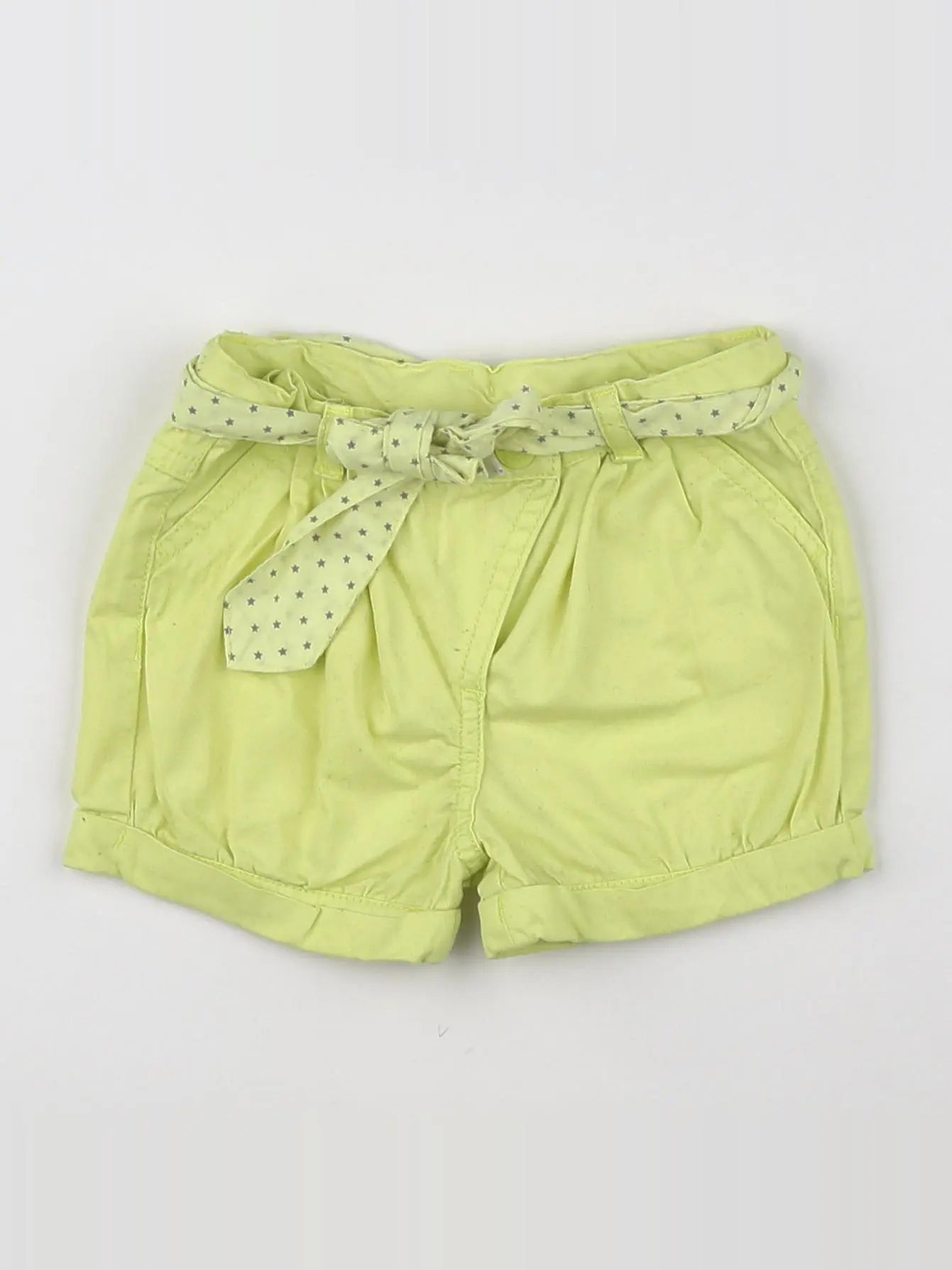 Tape à l'oeil - short jaune - 12 mois