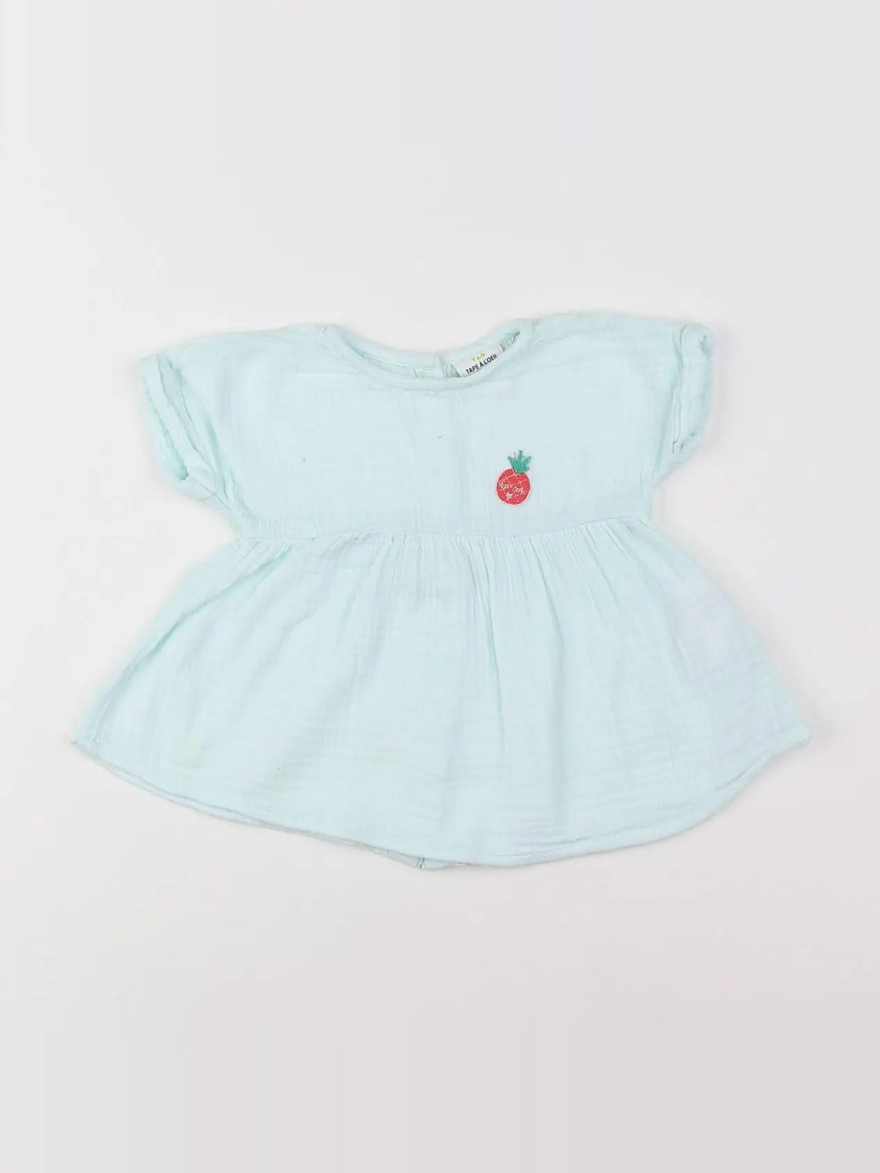 Tape à l'oeil - blouse bleu - 6 mois