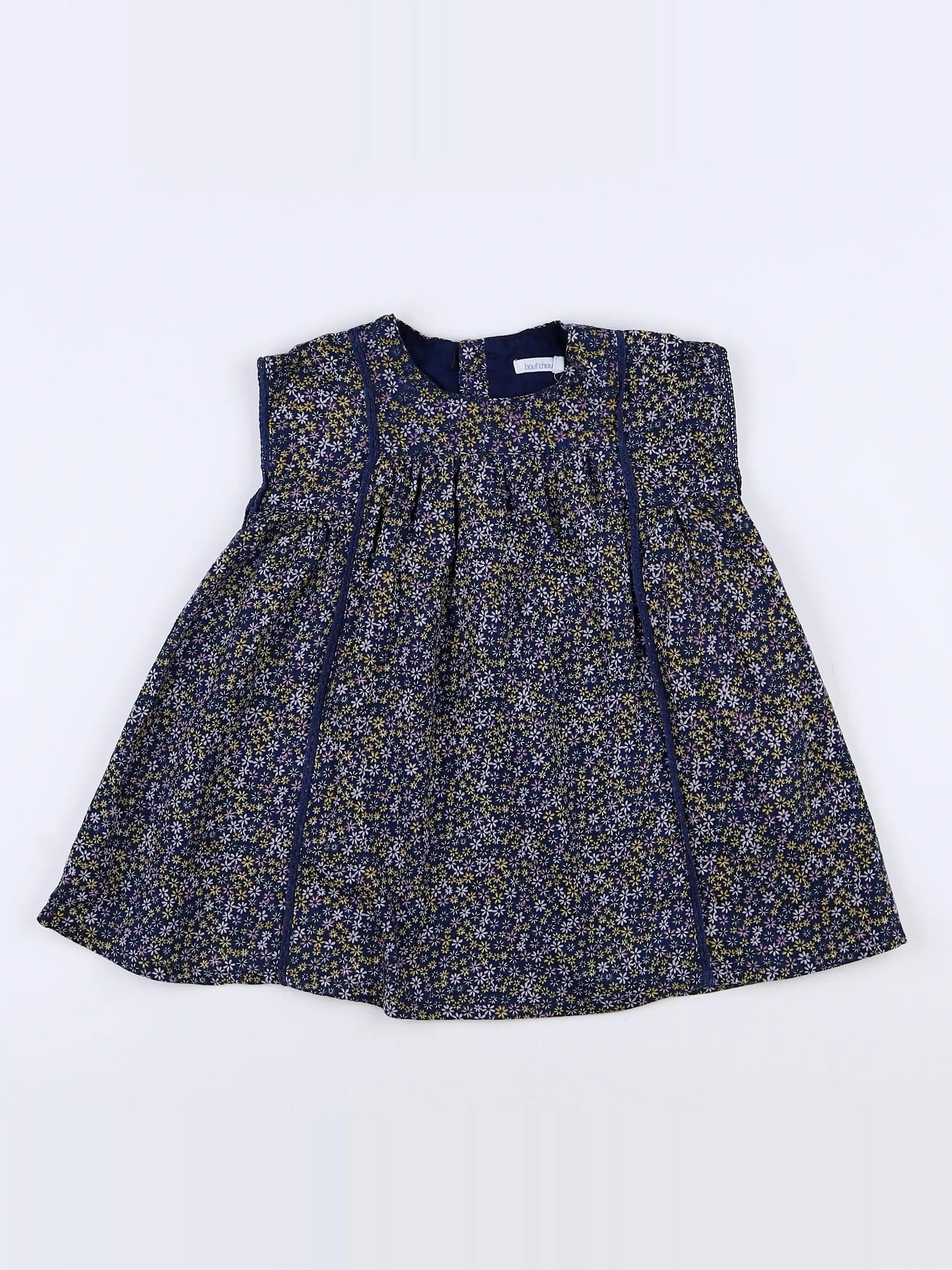Boutchou - robe bleu - 12 mois
