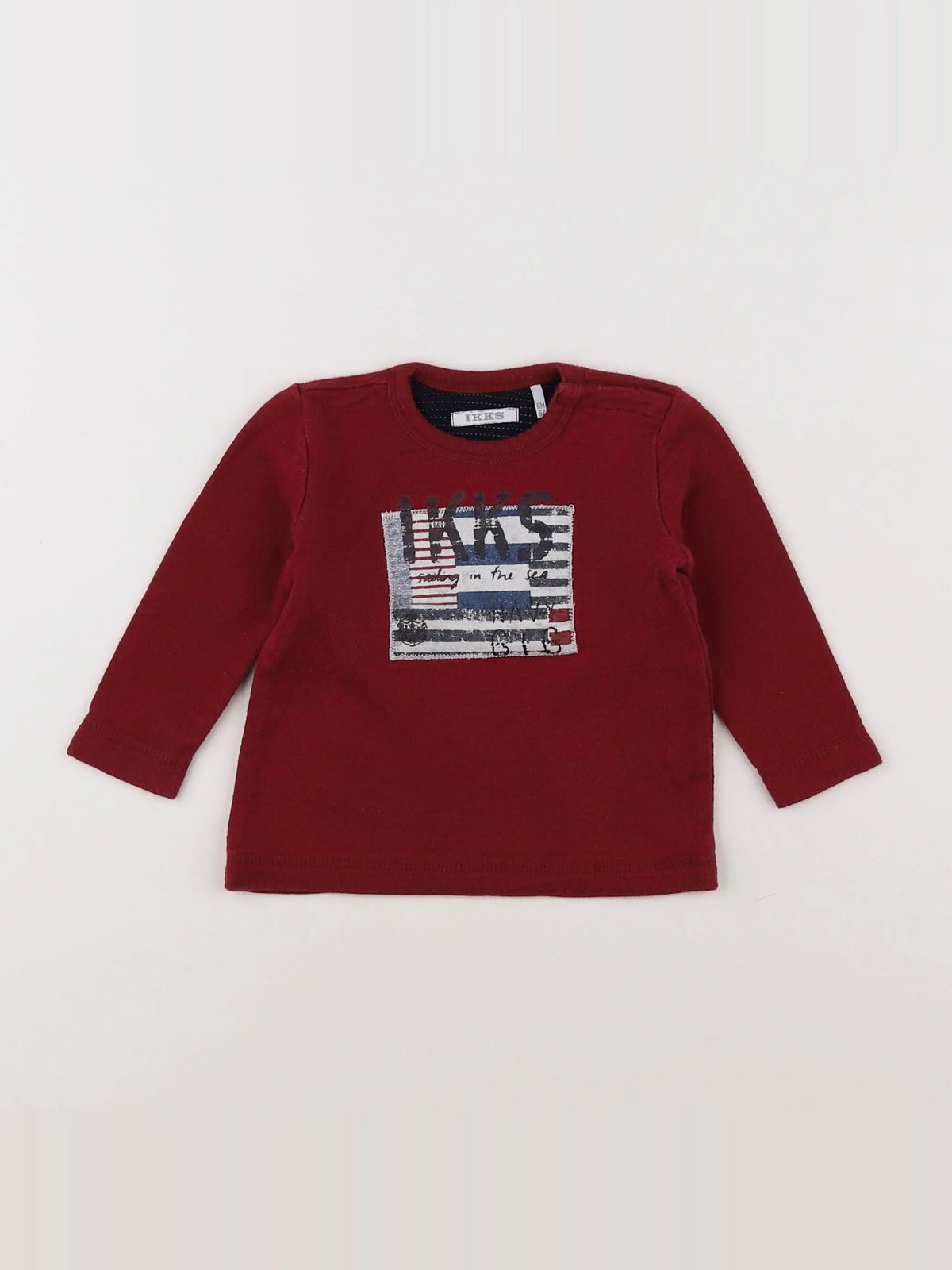 IKKS - tee-shirt rouge - 6 mois