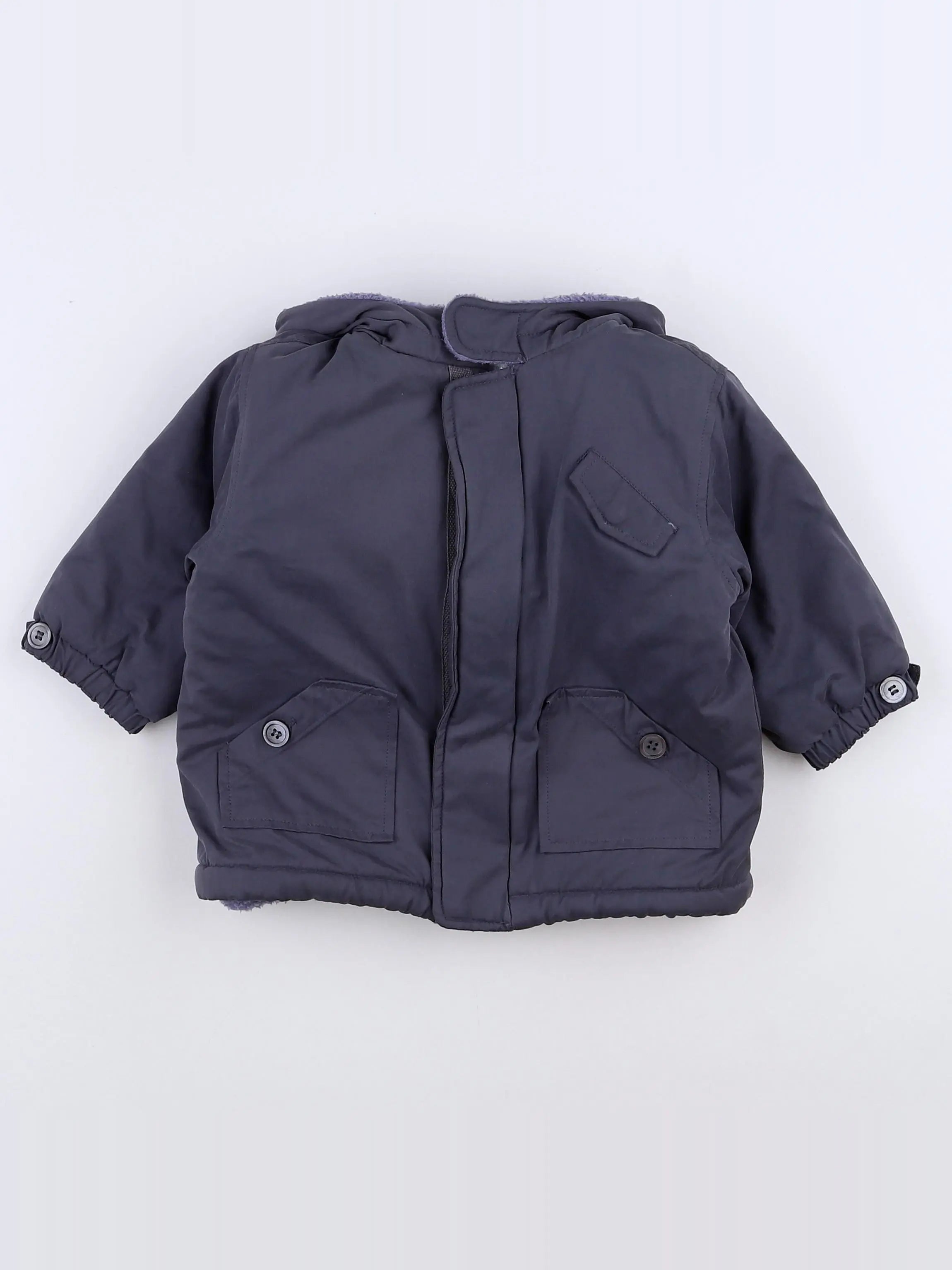 Jacadi - parka gris - 6 mois