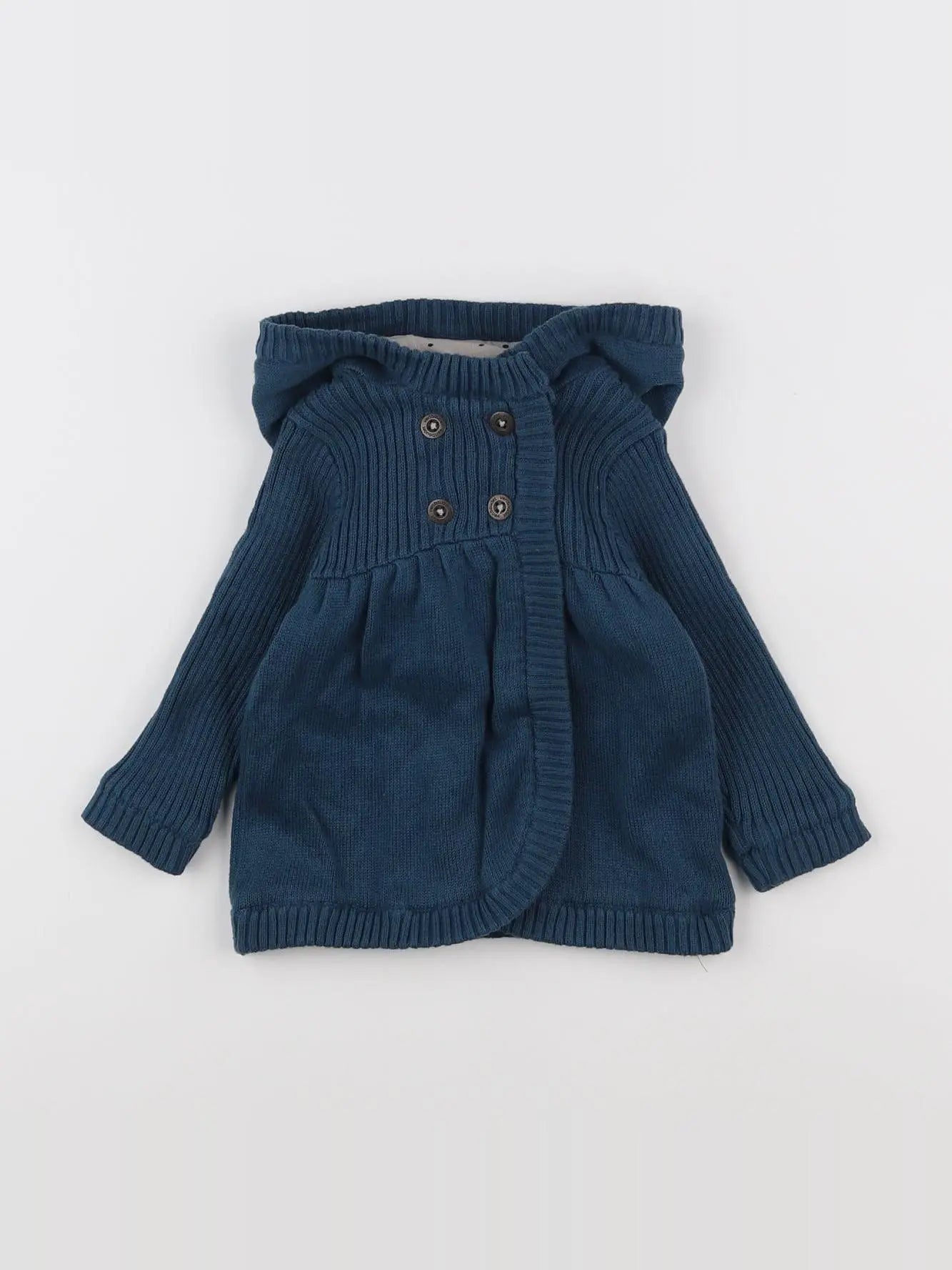 Vertbaudet - veste bleu - 6 mois