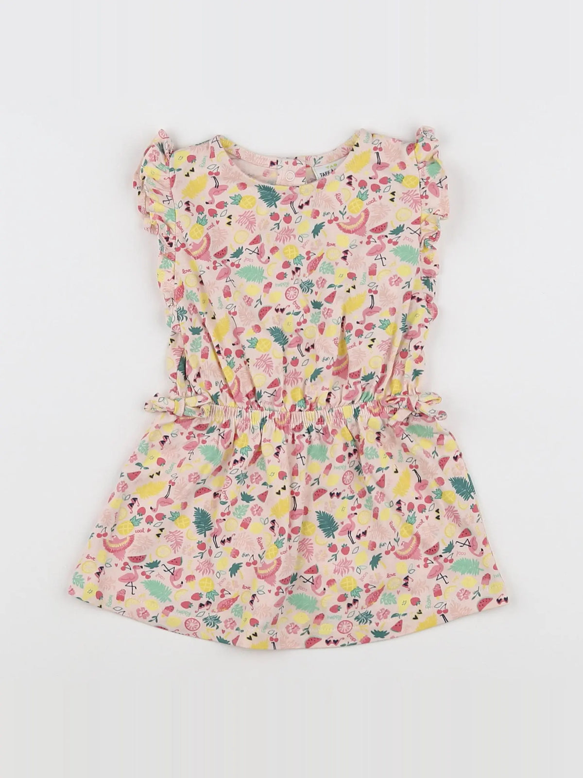 Tape à l'oeil - robe multicolore - 12 mois