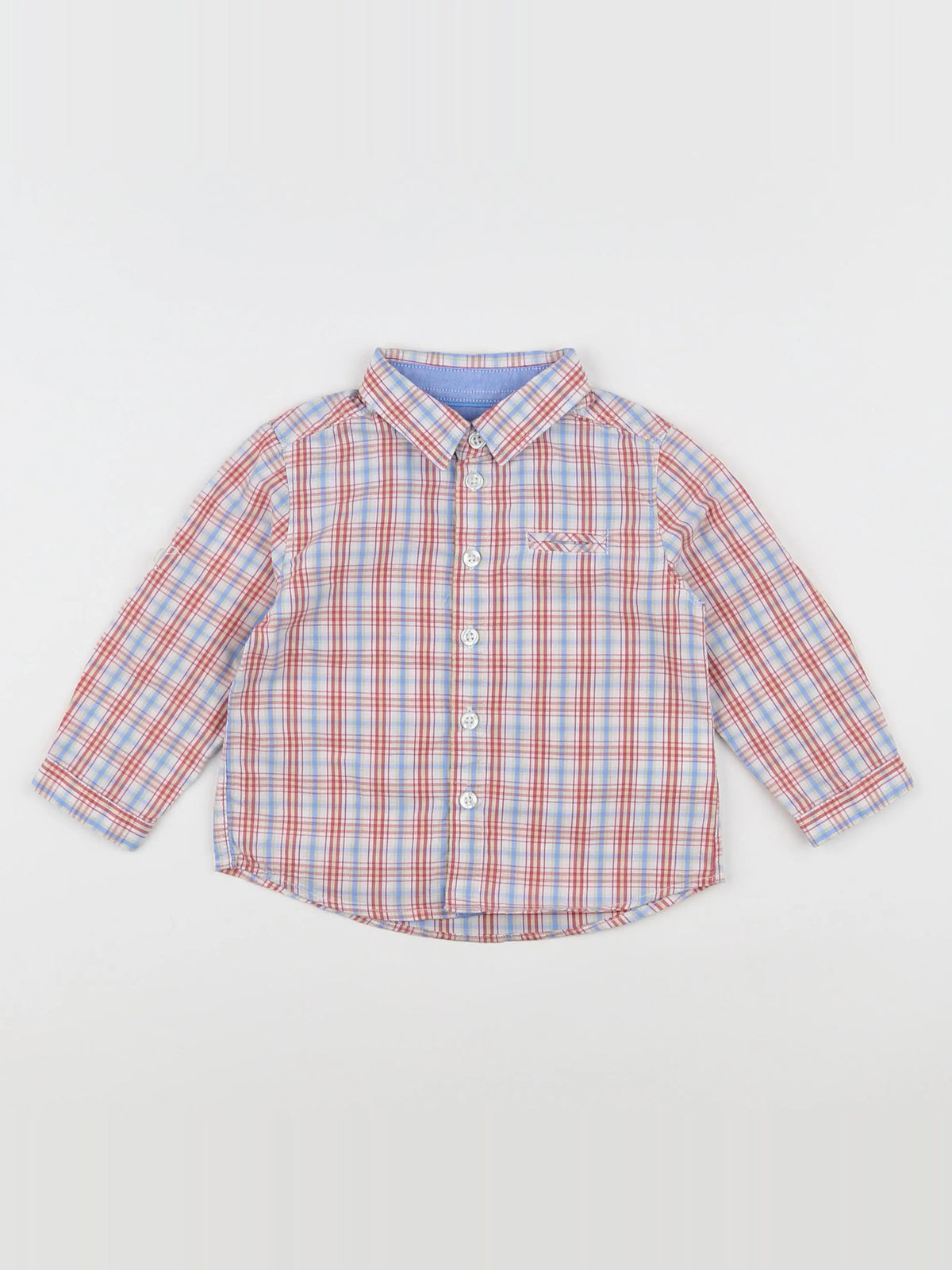 Cyrillus - chemise rouge - 6 mois