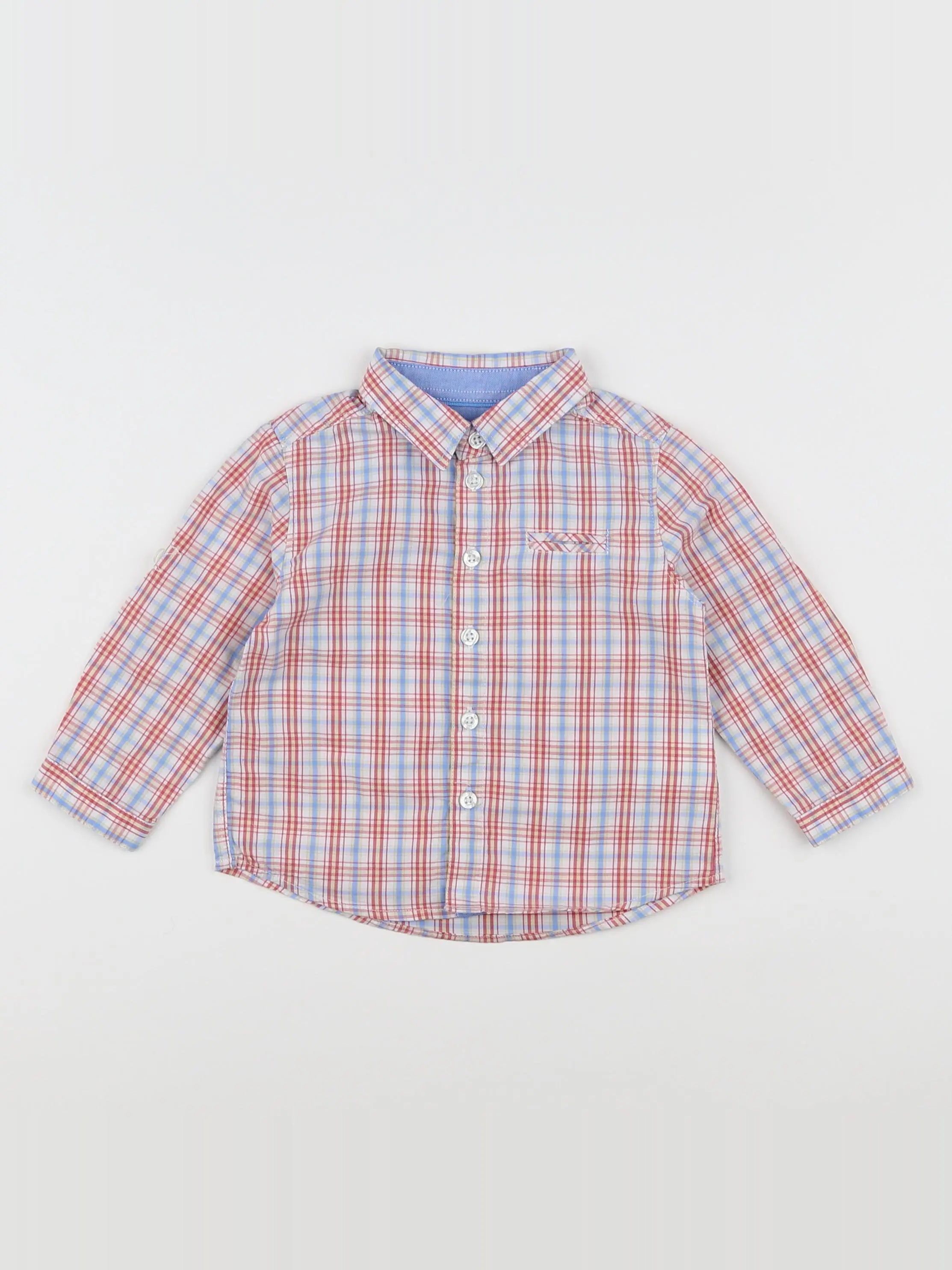 Cyrillus - chemise rouge - 6 mois