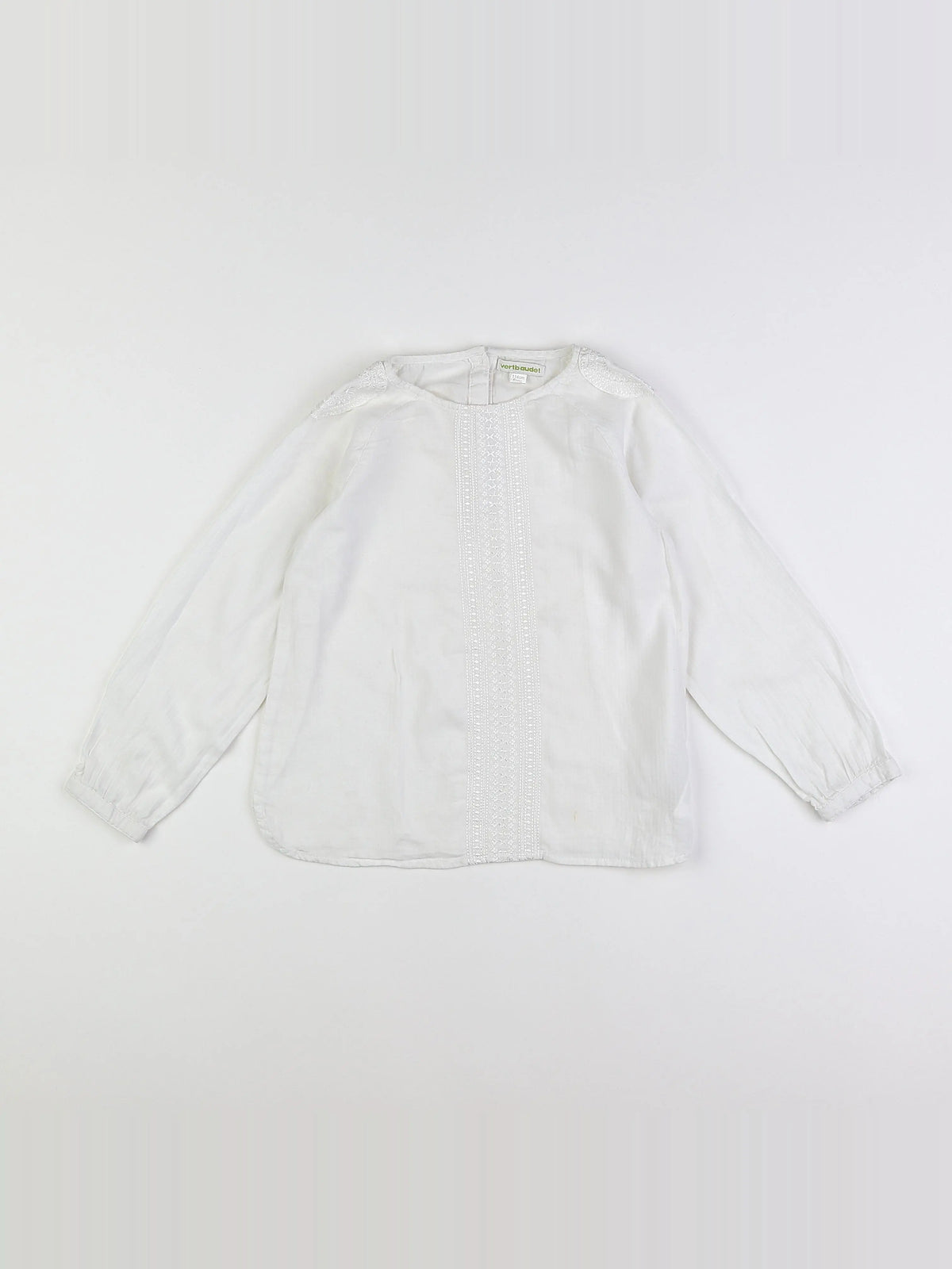 Vertbaudet - blouse blanc - 6 ans