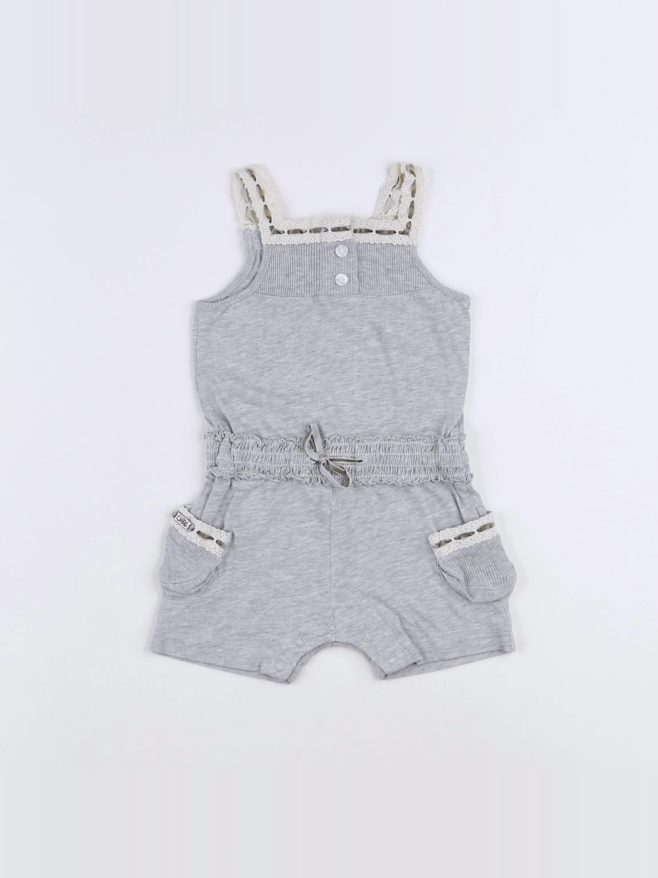IKKS - combinaison gris - 6 mois