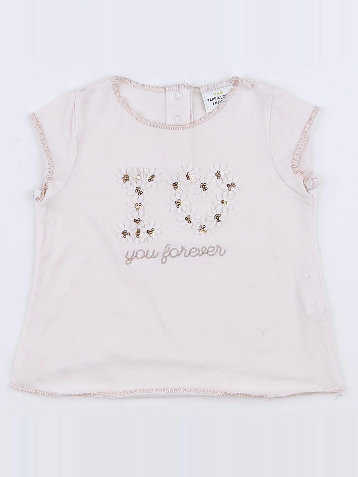 Tape à l'oeil - tee-shirt beige - 6 mois