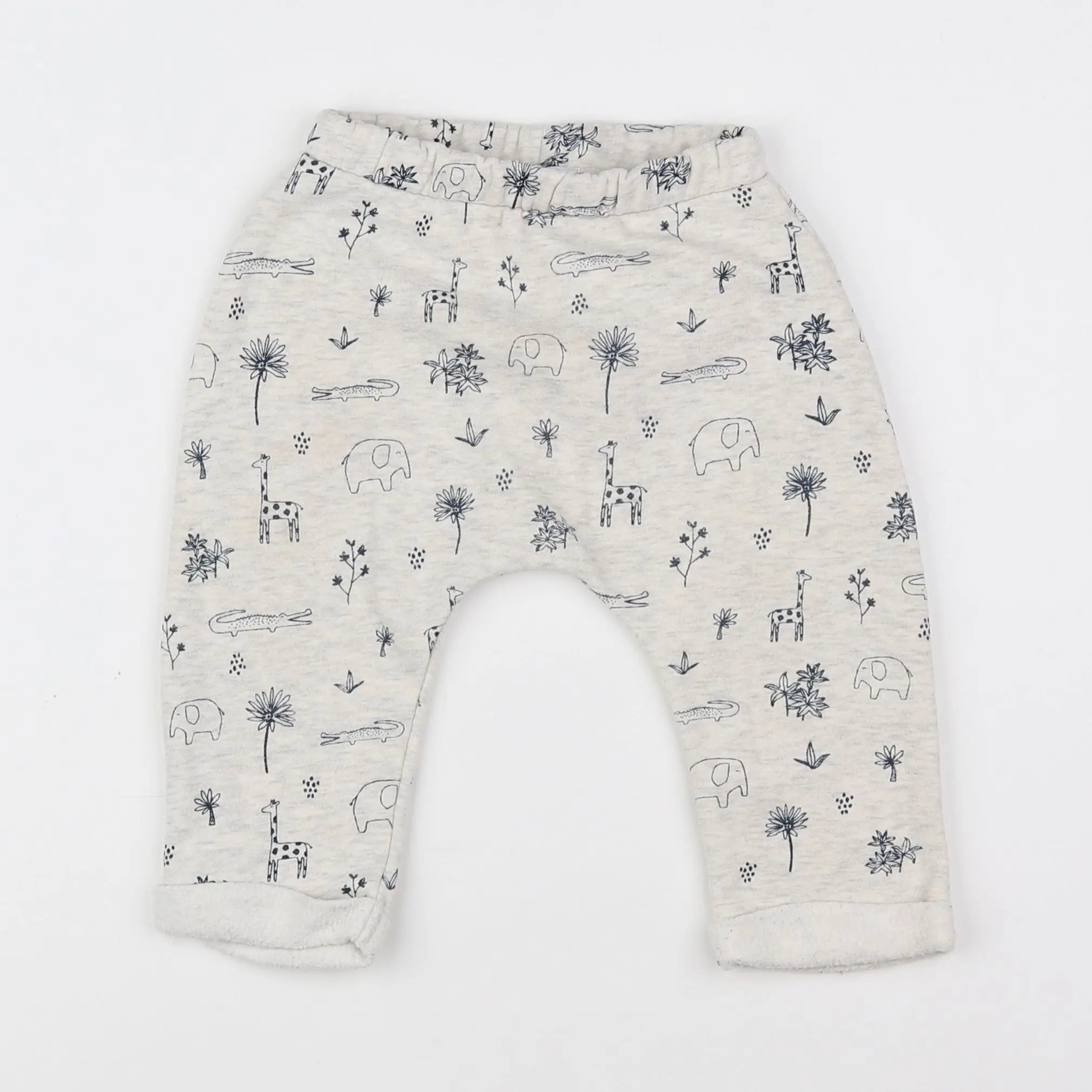 Vertbaudet - pantalon gris - 12 mois