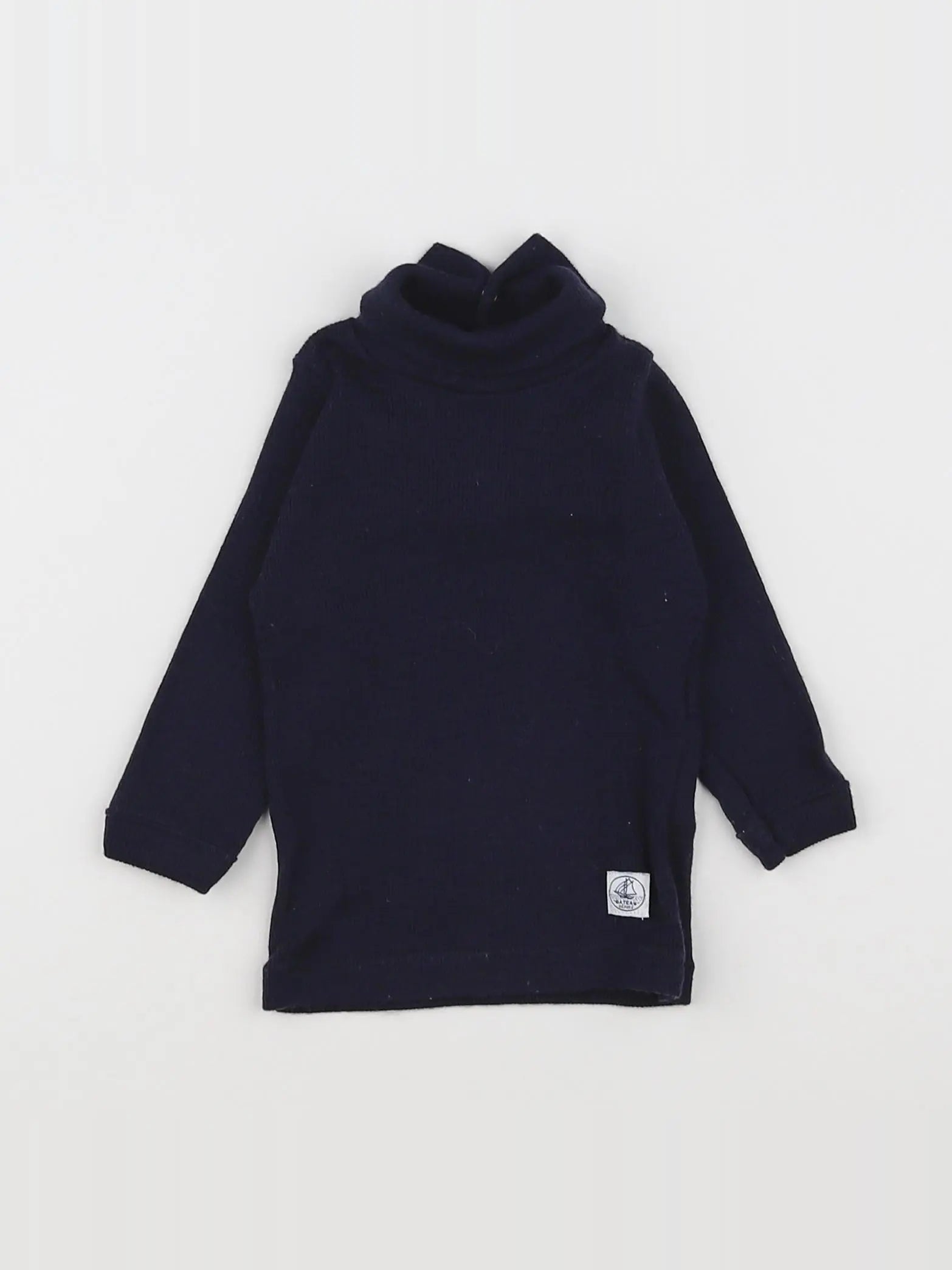 Petit Bateau - sous-pull bleu - 6 mois