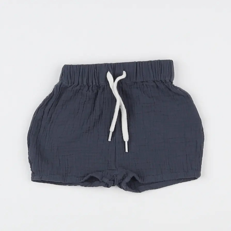 Vertbaudet - short bleu - 3 mois