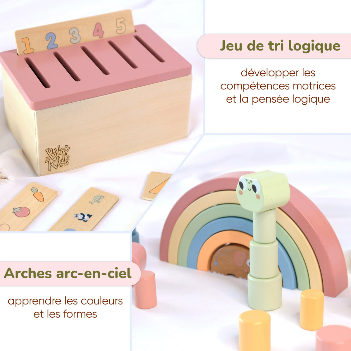 Coffret de Jeu Montessori pour les enfants 36m+ BusyKids