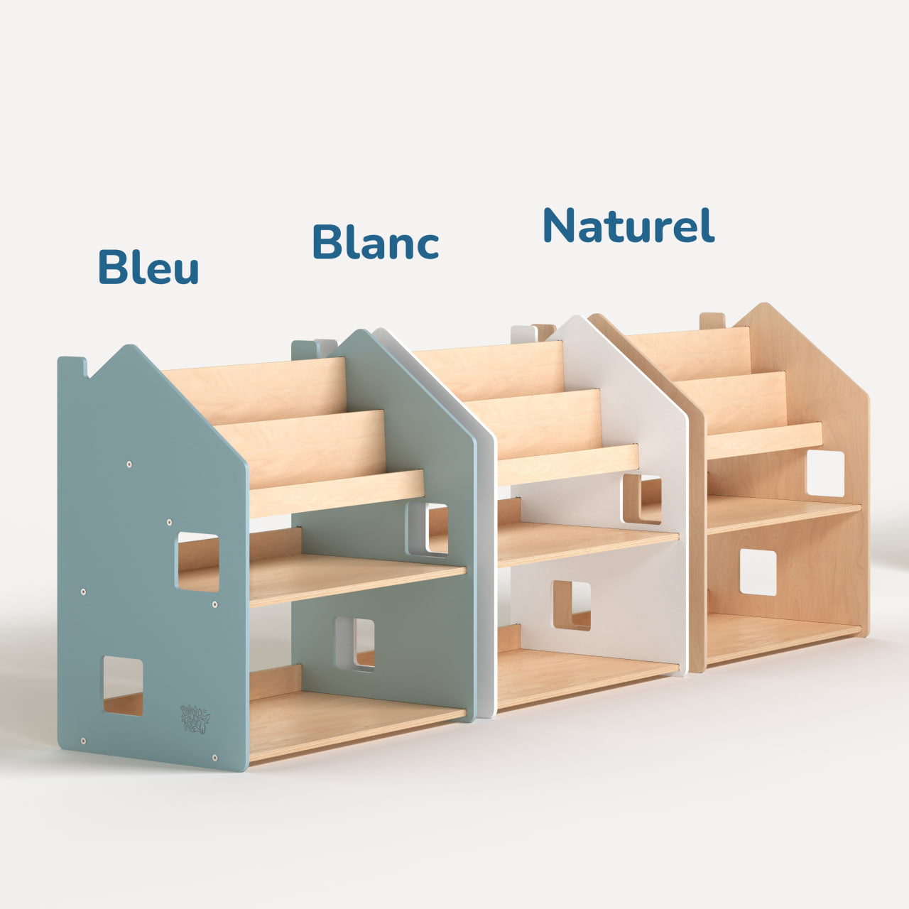 Étagère Montessori 2 en 1 polyvalente