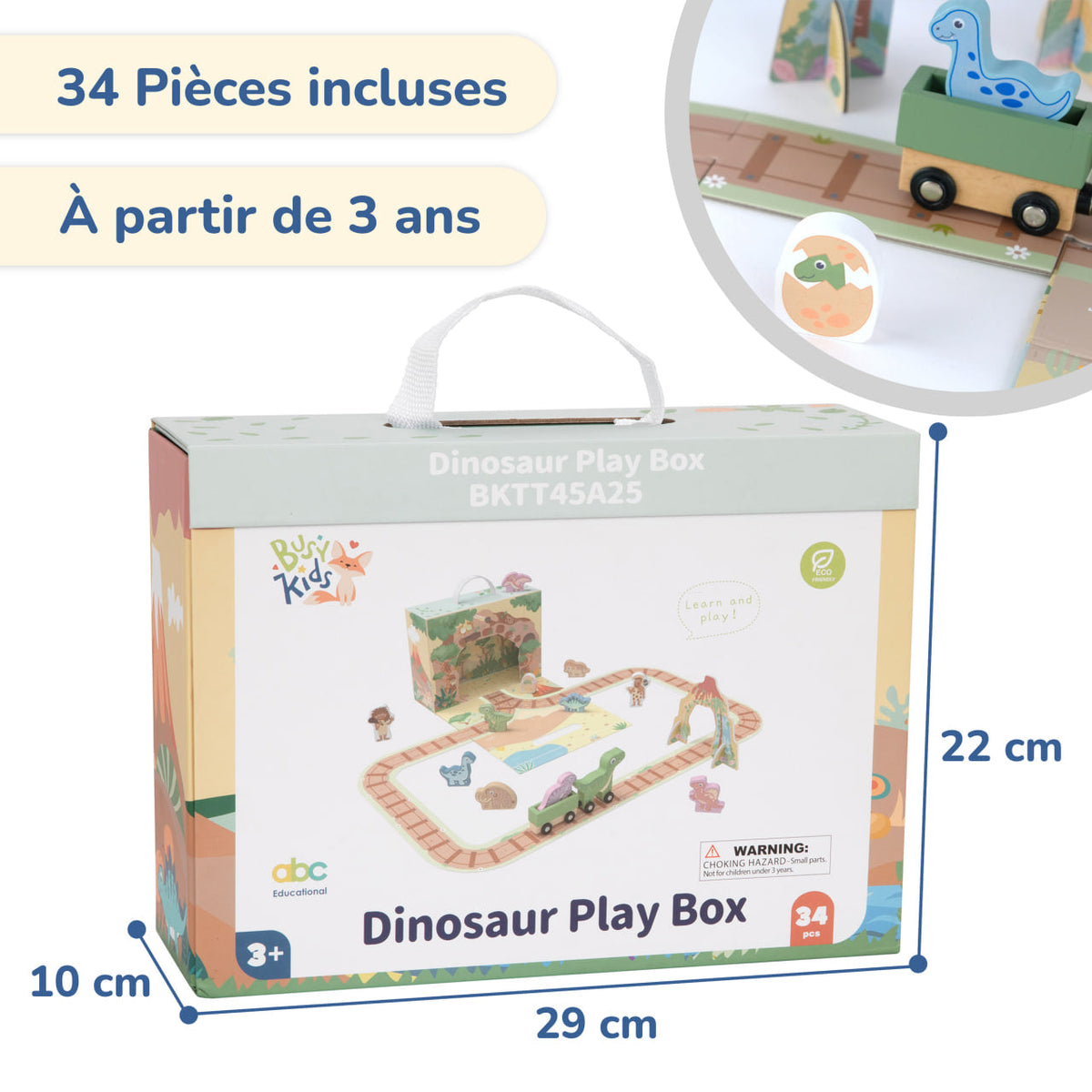 Jeu mobile unique "Dinosaures" BusyKids