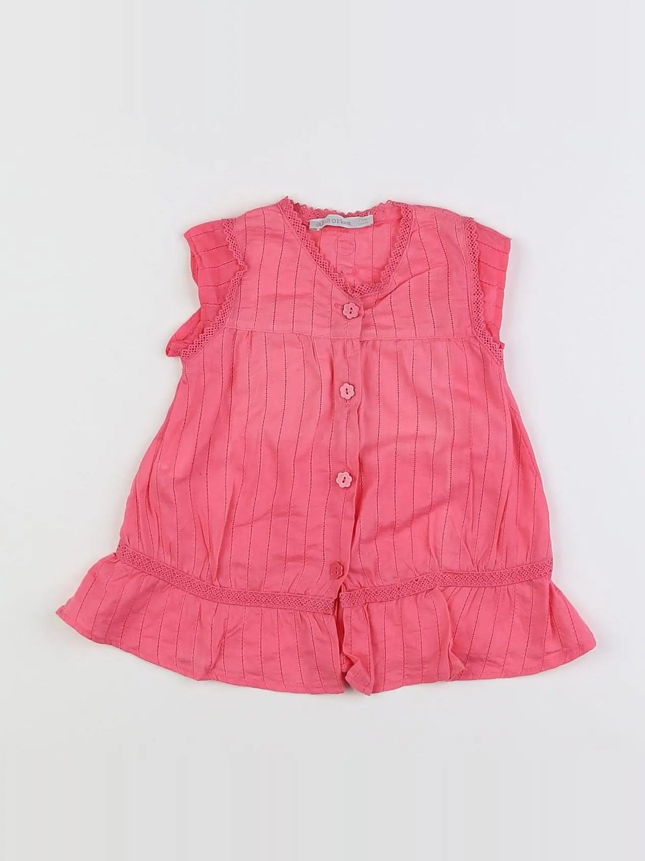 Absorba - blouse rose - 12 mois