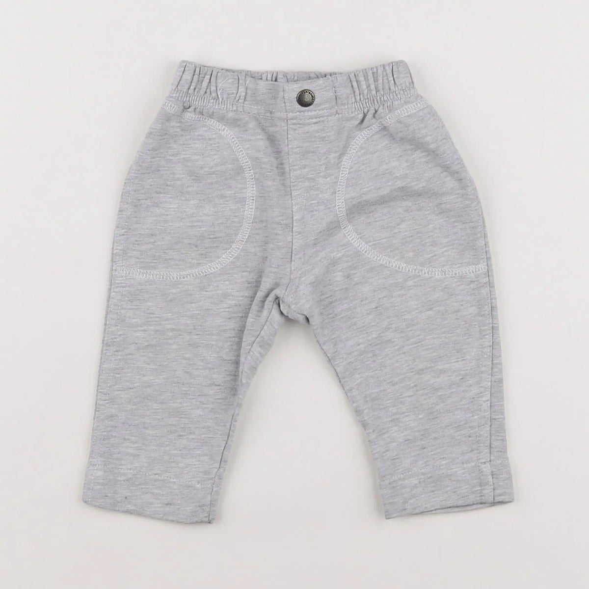 Vertbaudet - pantalon gris - 6 mois