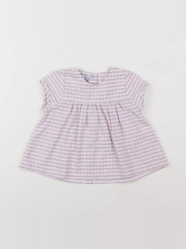 Absorba - blouse blanc, gris, rose - 12 mois