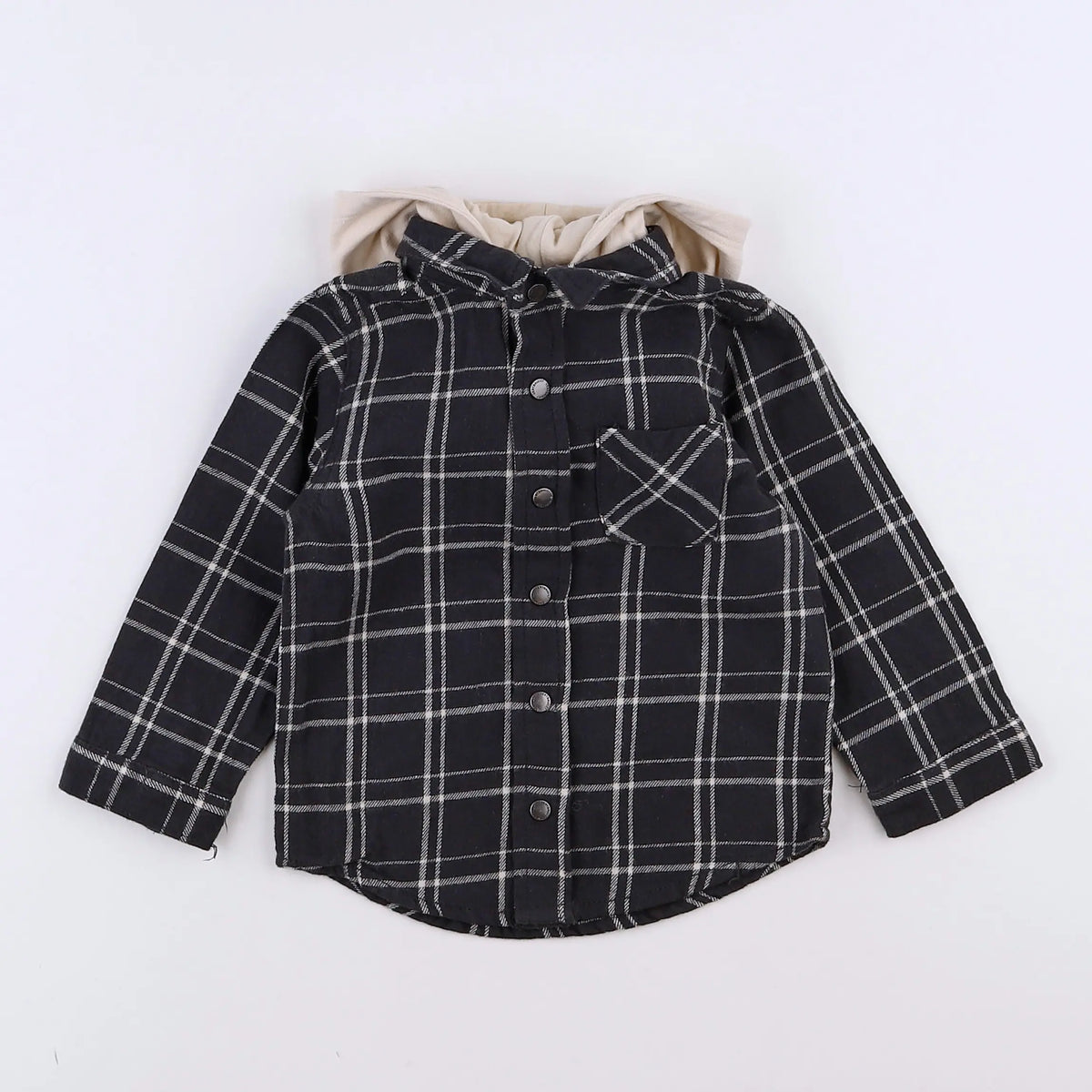 Vertbaudet - chemise gris - 18 mois