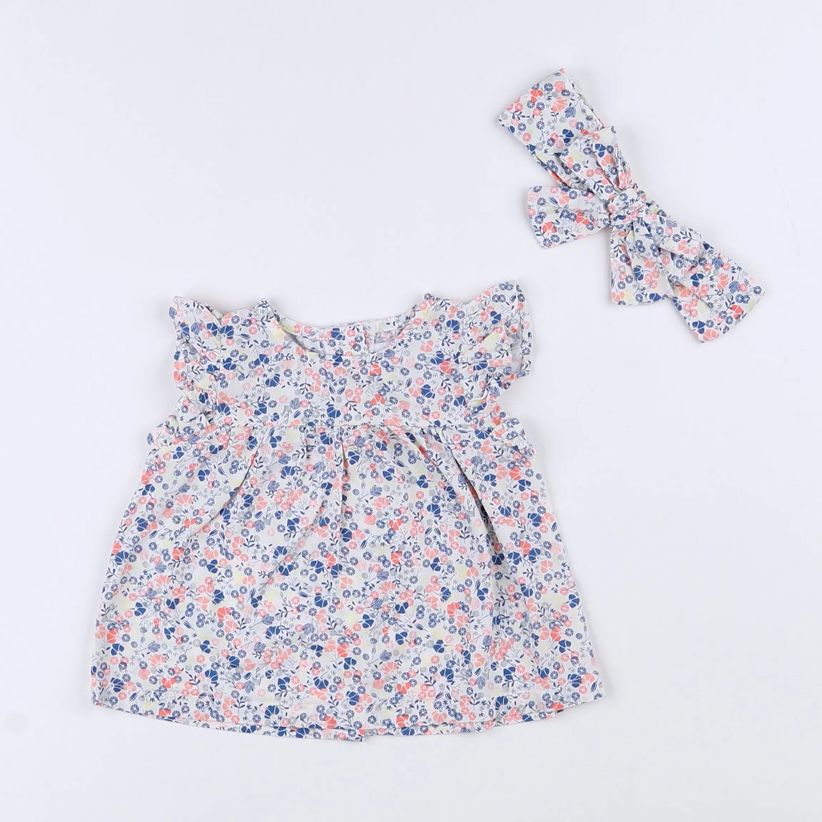 Vertbaudet - blouse multicolore - 3 mois