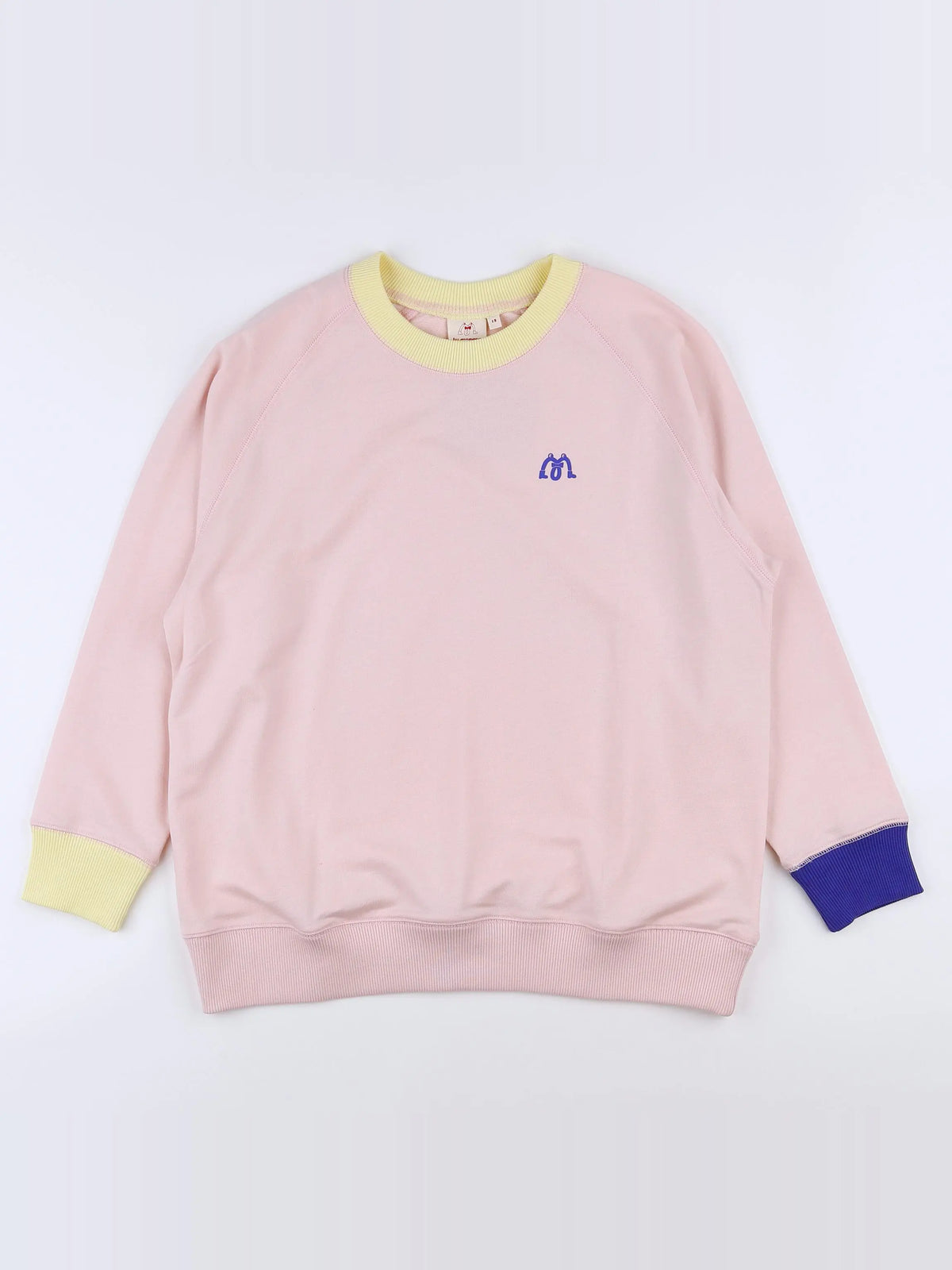 Les Marsiens - sweat rose, bleu (neuf) - 12 ans