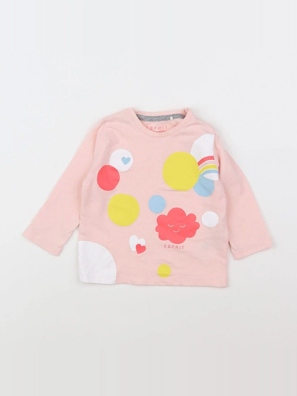 Esprit - tee-shirt rose - 6 mois