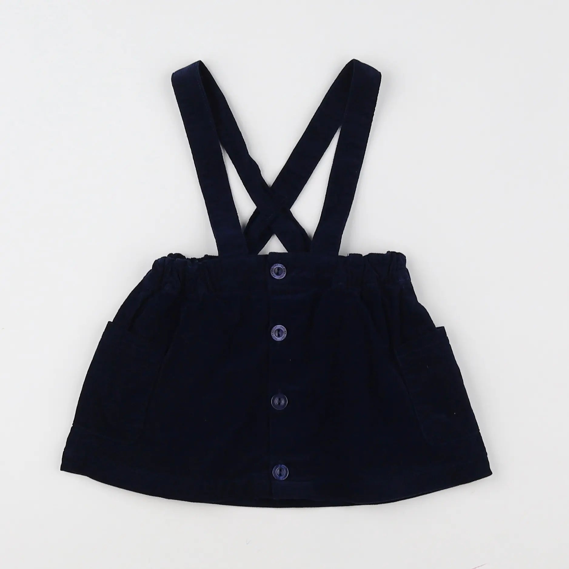 Vertbaudet - jupe bleu - 18 mois