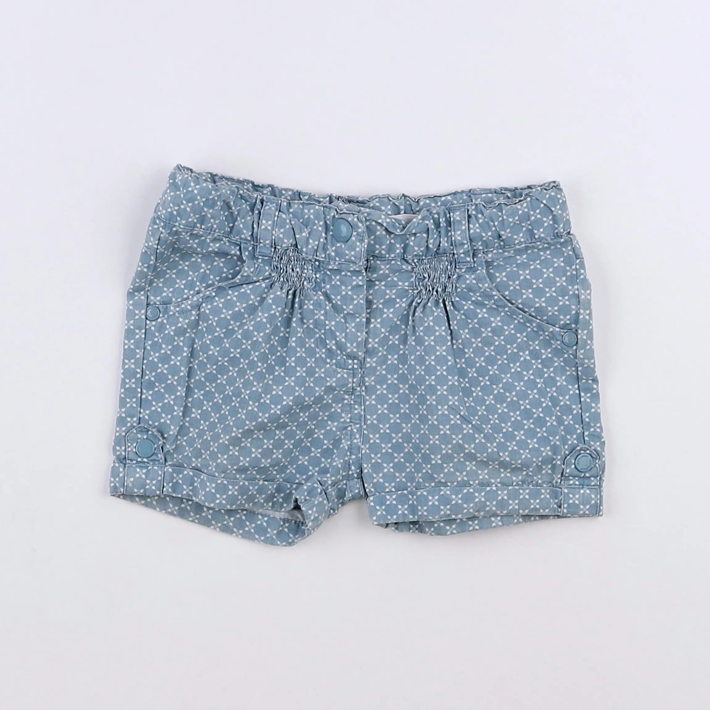 Vertbaudet - short vert - 9 mois