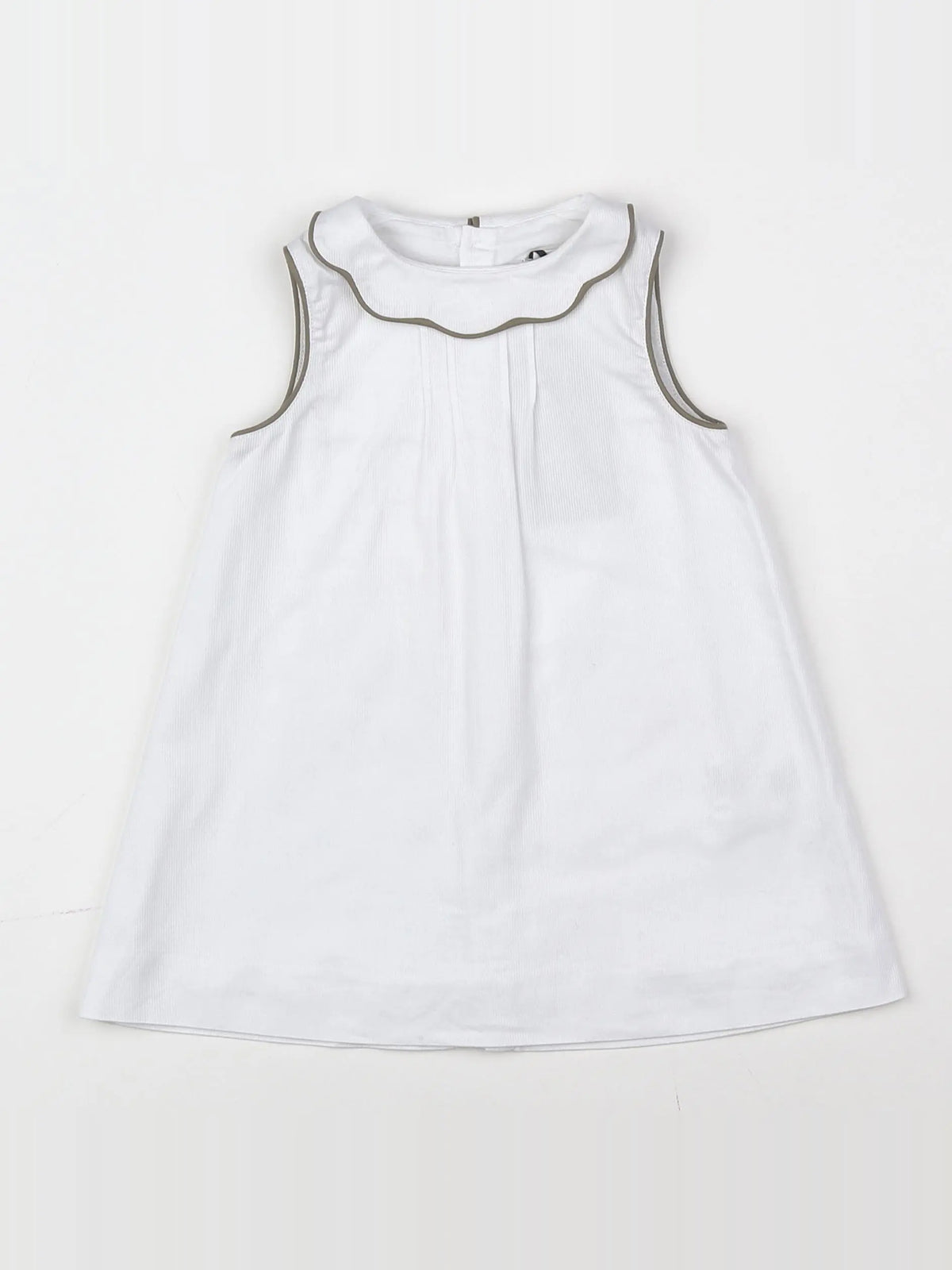 Cyrillus - robe blanc (état neuf) - 12 mois