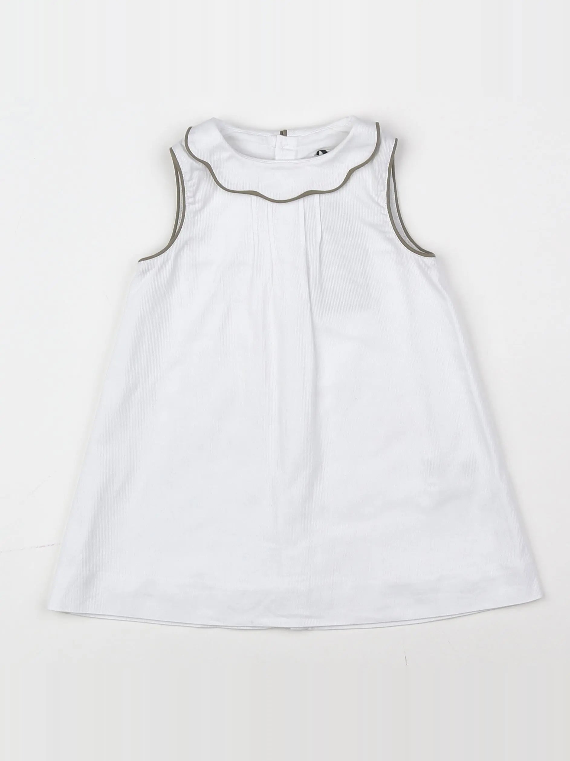 Cyrillus - robe blanc (état neuf) - 12 mois