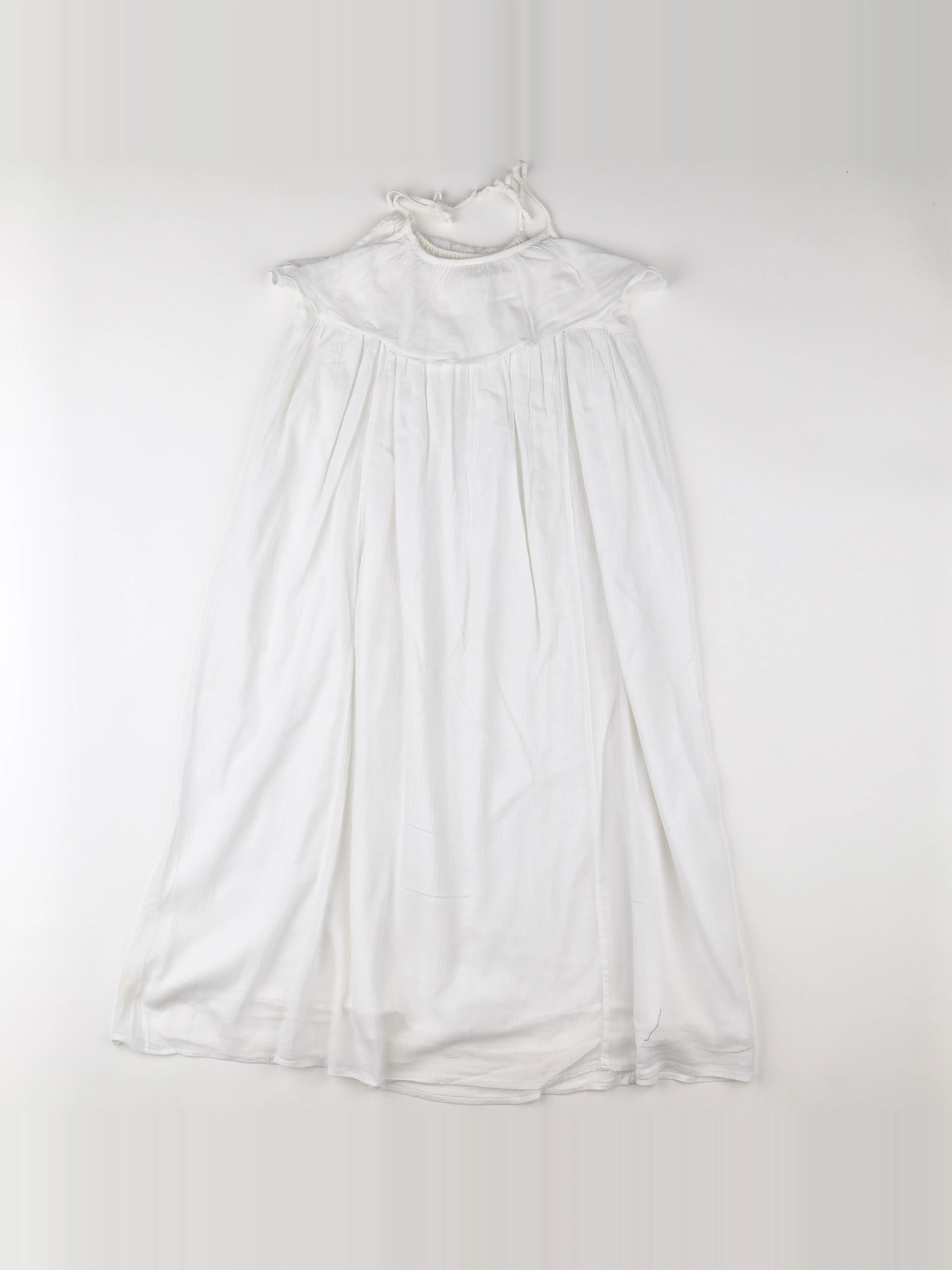 Monoprix - robe blanc - 10 ans
