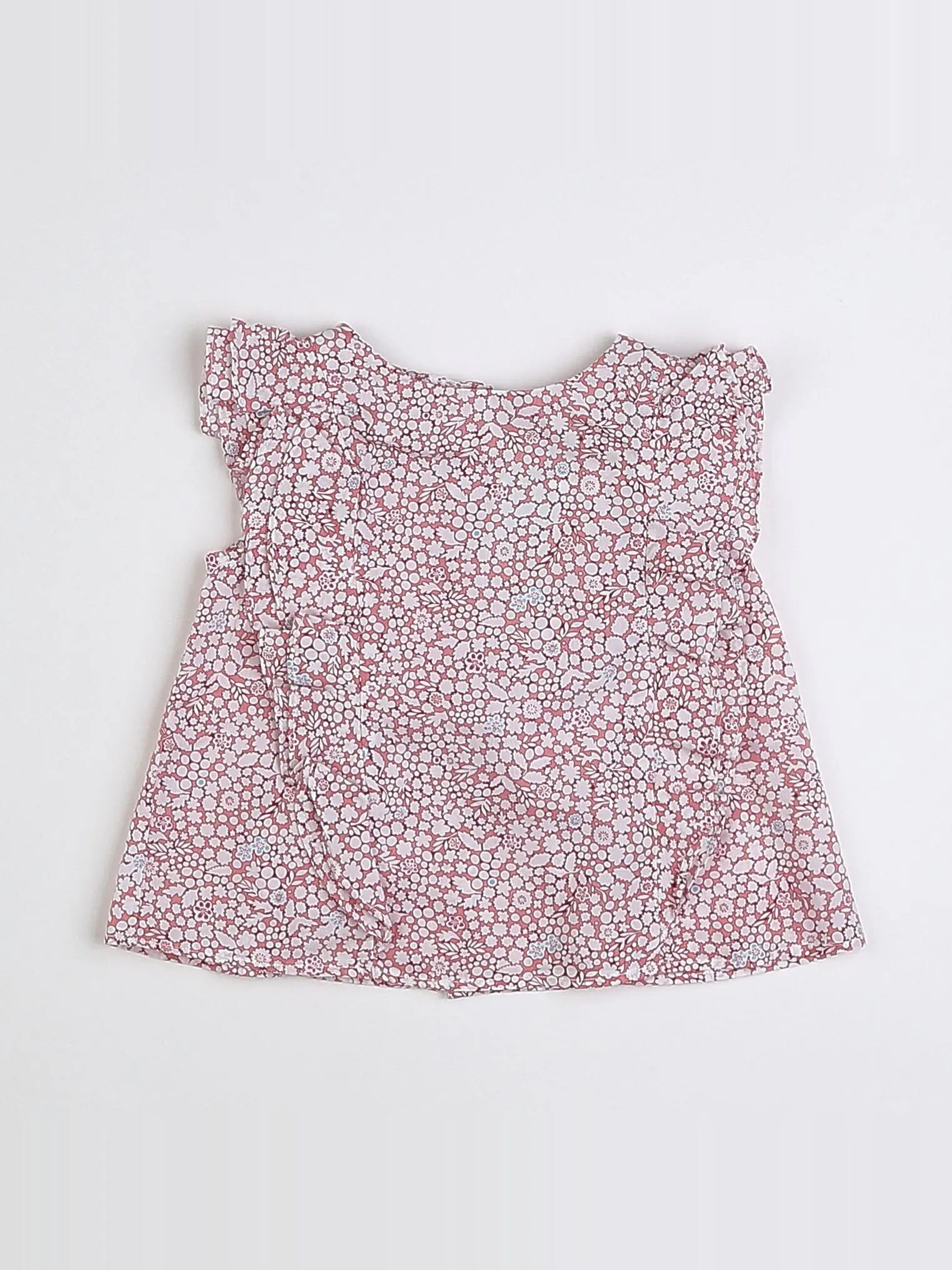 Jacadi - blouse blanc, rose - 12 mois