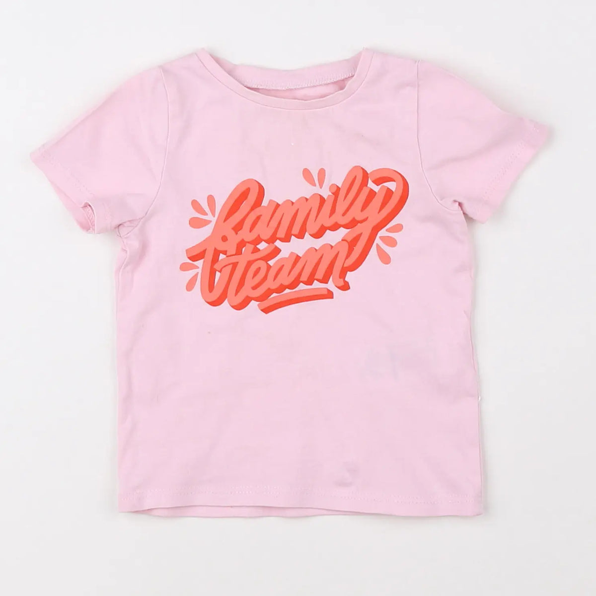 Vertbaudet - tee-shirt rose - 3 mois