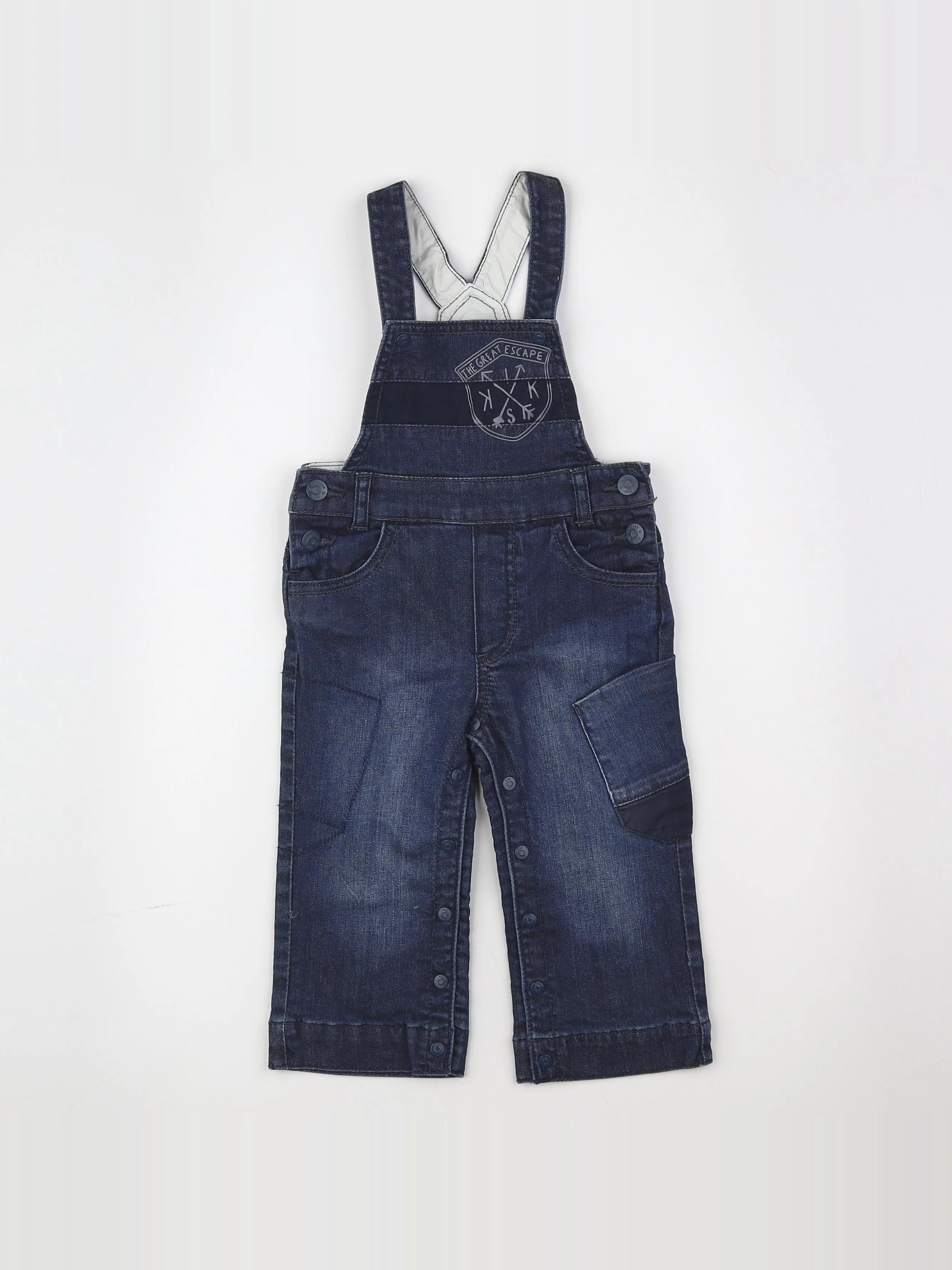 IKKS - salopette bleu - 12 mois