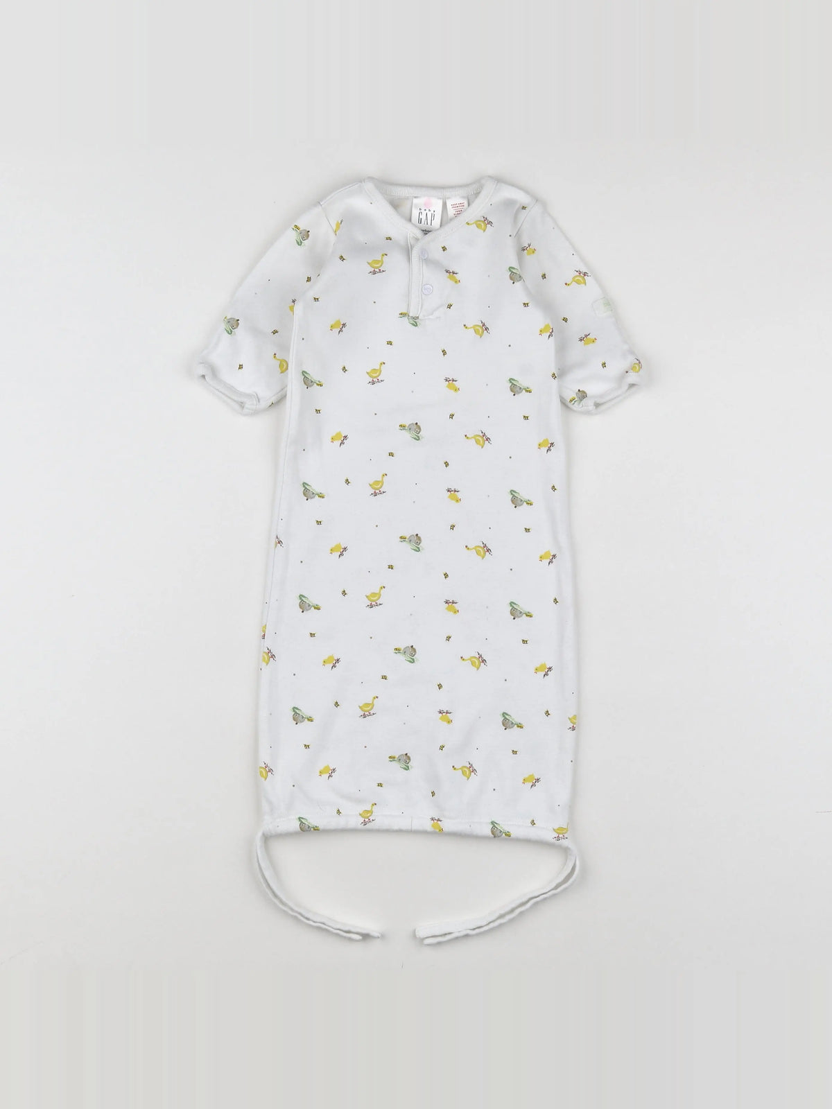 GAP - pyjama coton blanc - 0 mois