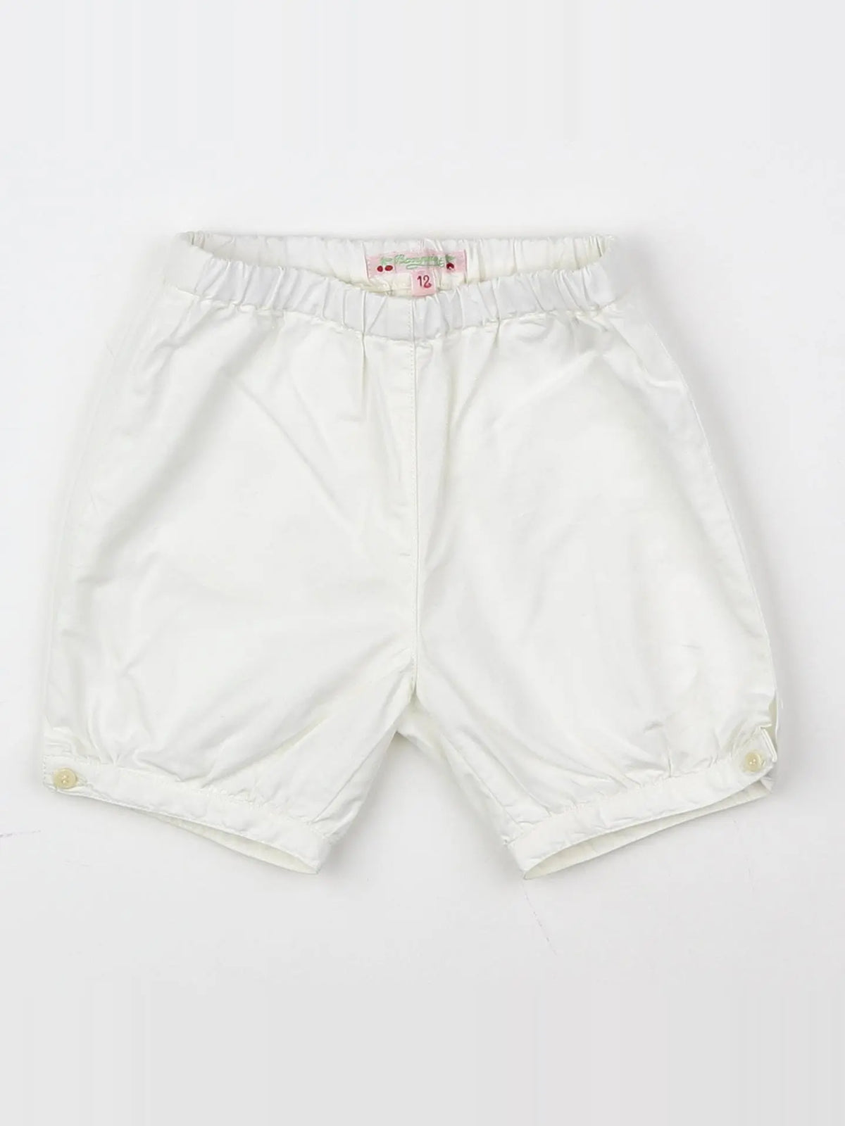 Bonpoint - short blanc - 12 mois
