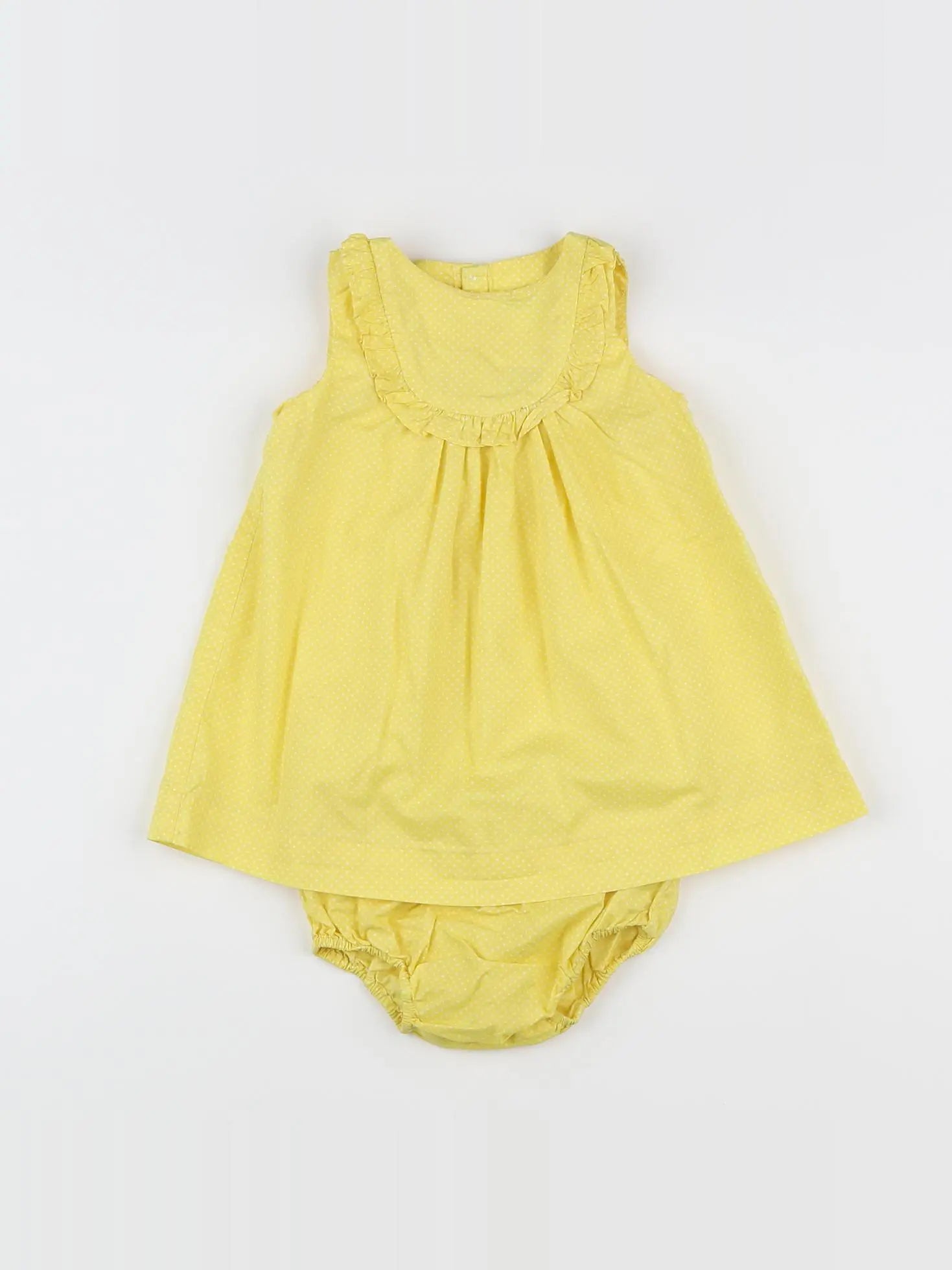 Jacadi - robe jaune - 12 mois