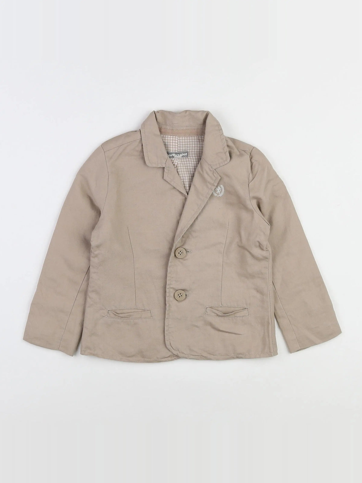 Vertbaudet - veste beige - 3 ans