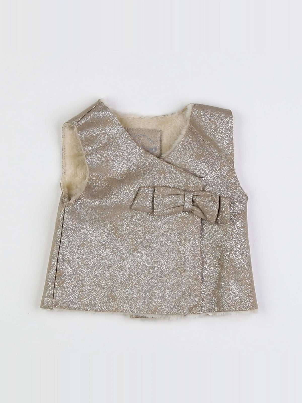 Tape à l'oeil - gilet beige - 3 mois