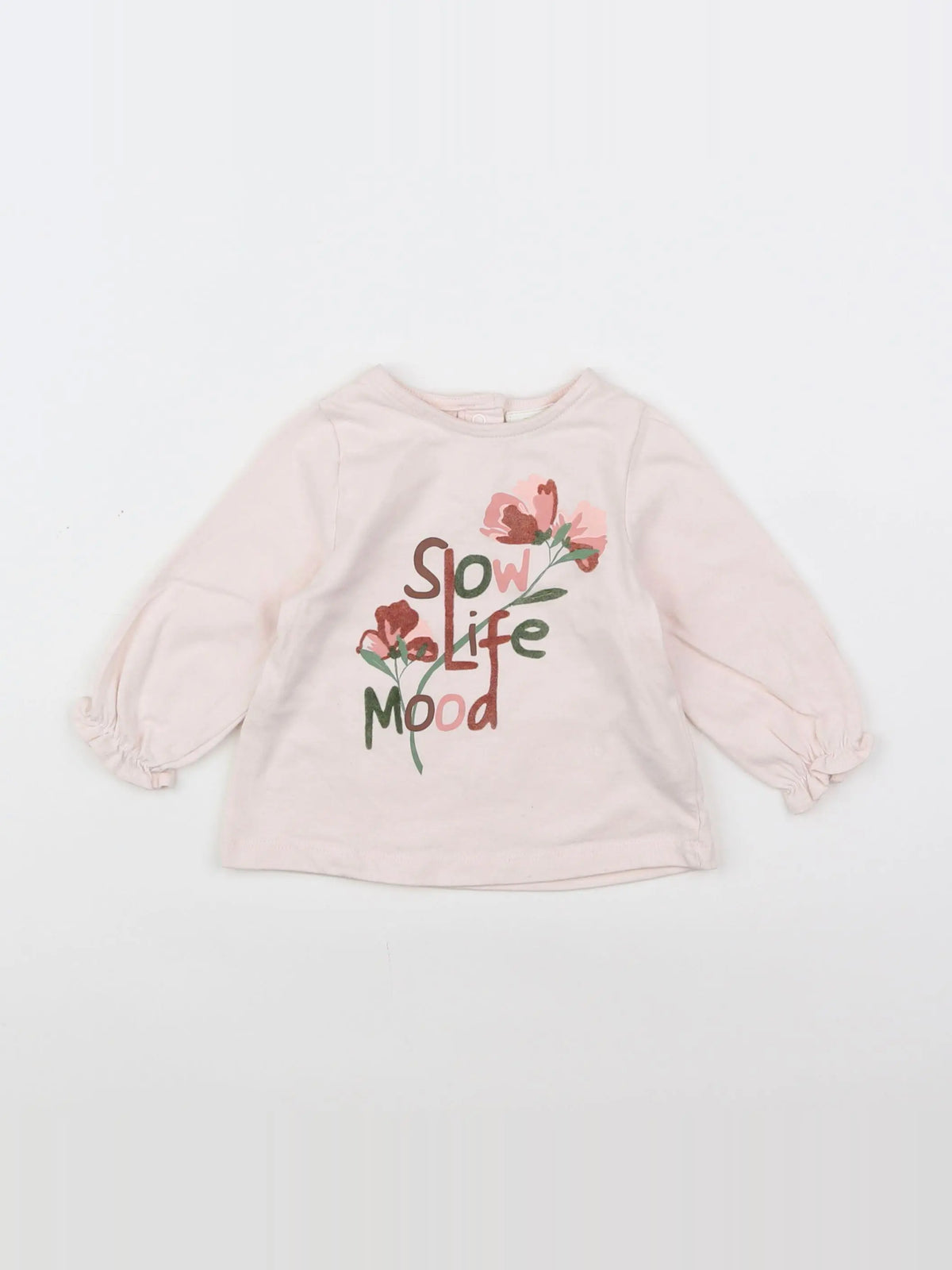 Tape à l'oeil - tee-shirt rose - 6 mois