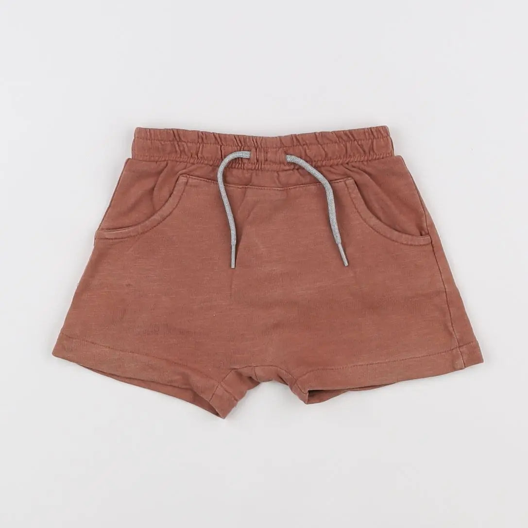Vertbaudet - short marron - 12 mois
