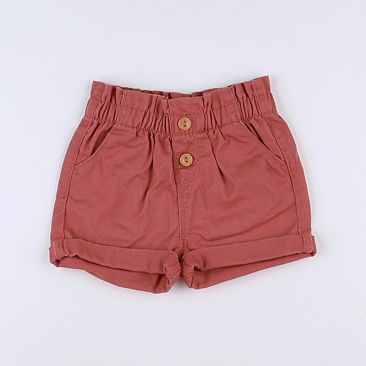 Vertbaudet - short rose - 12 mois