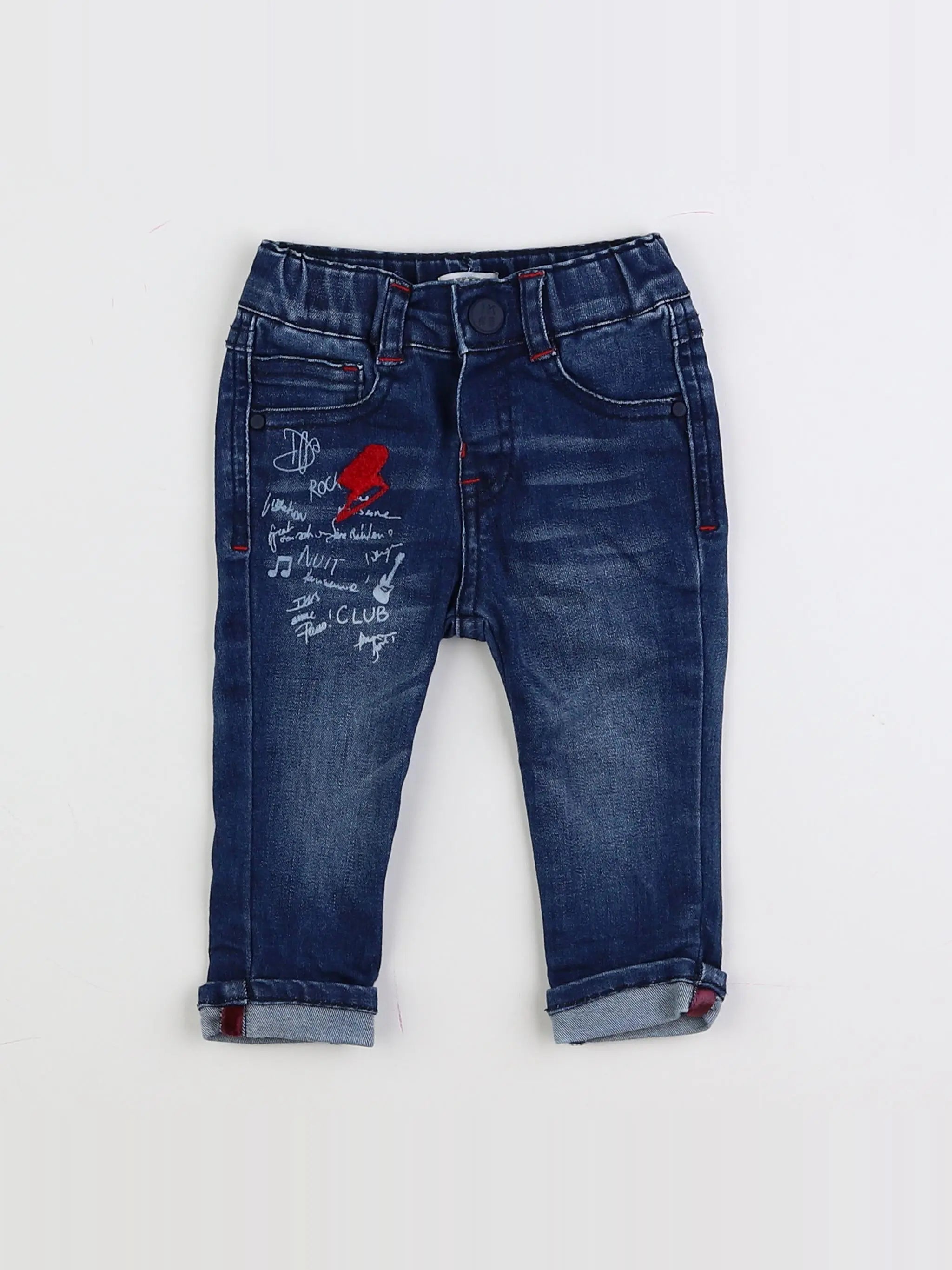 IKKS - jean bleu - 6 mois