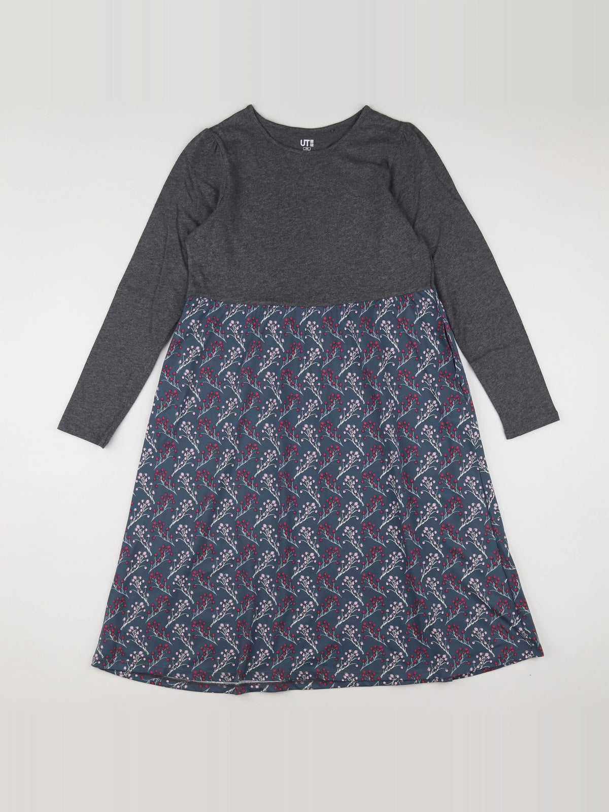 Uniqlo - robe gris - 12/13 ans