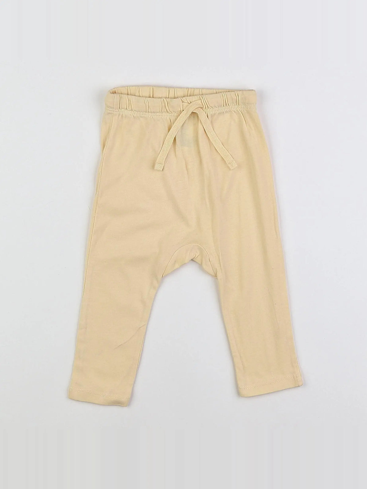 H&M - sarouel jaune - 9/12 mois