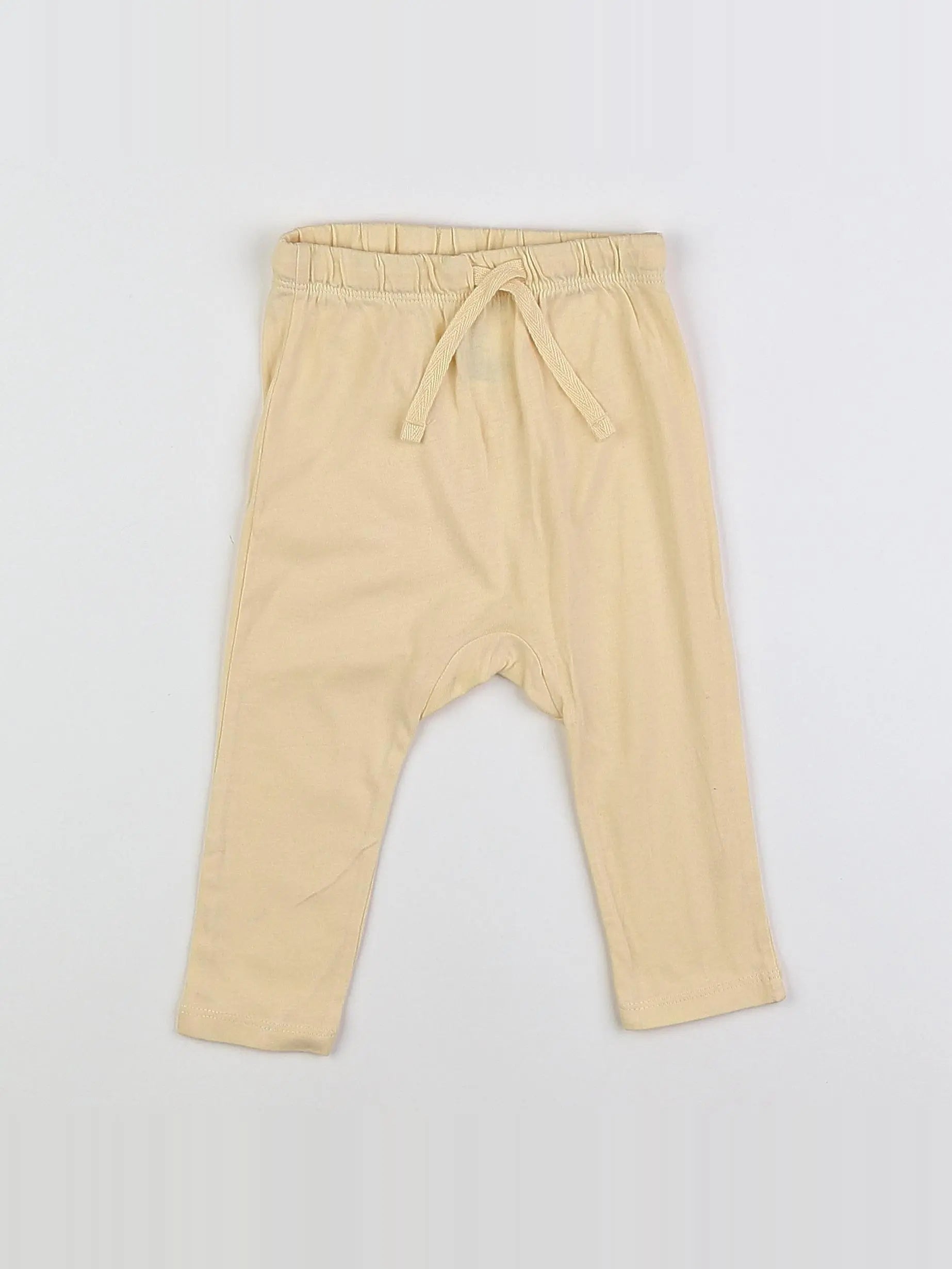 H&M - sarouel jaune - 9/12 mois
