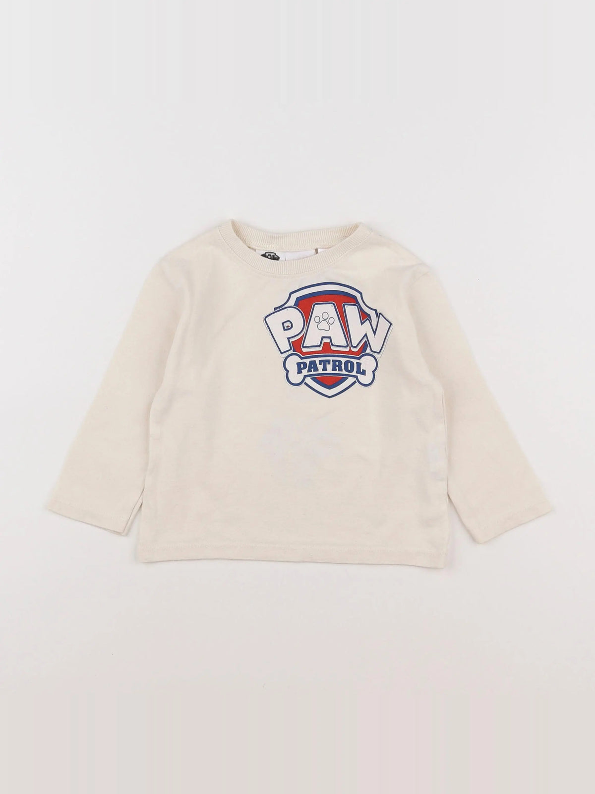 Zara - tee-shirt imprimé au dos beige - 9/12 mois