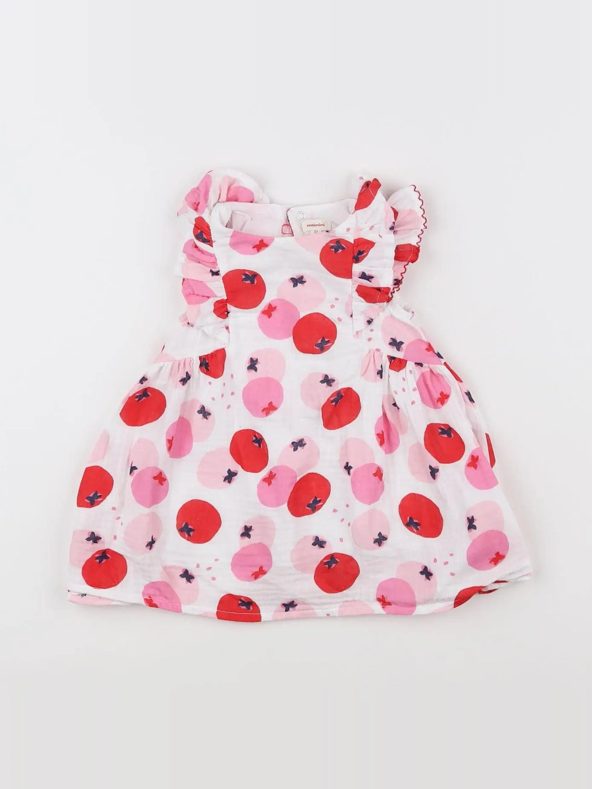 Catimini - robe blanc - 12 mois