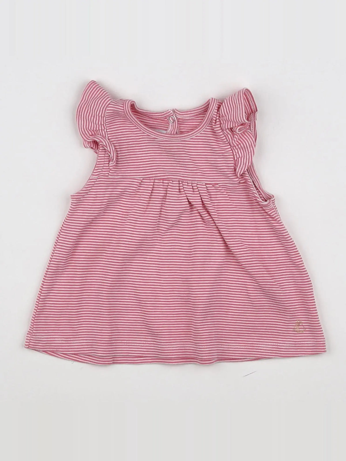 Petit Bateau - robe rose - 12 mois
