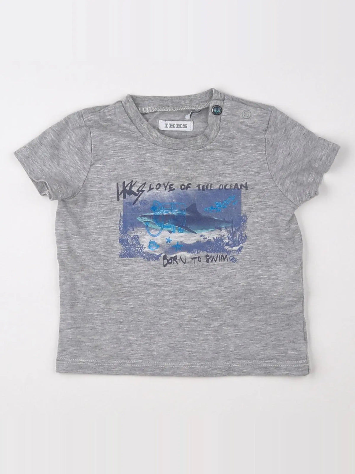 IKKS - tee-shirt gris - 6 mois