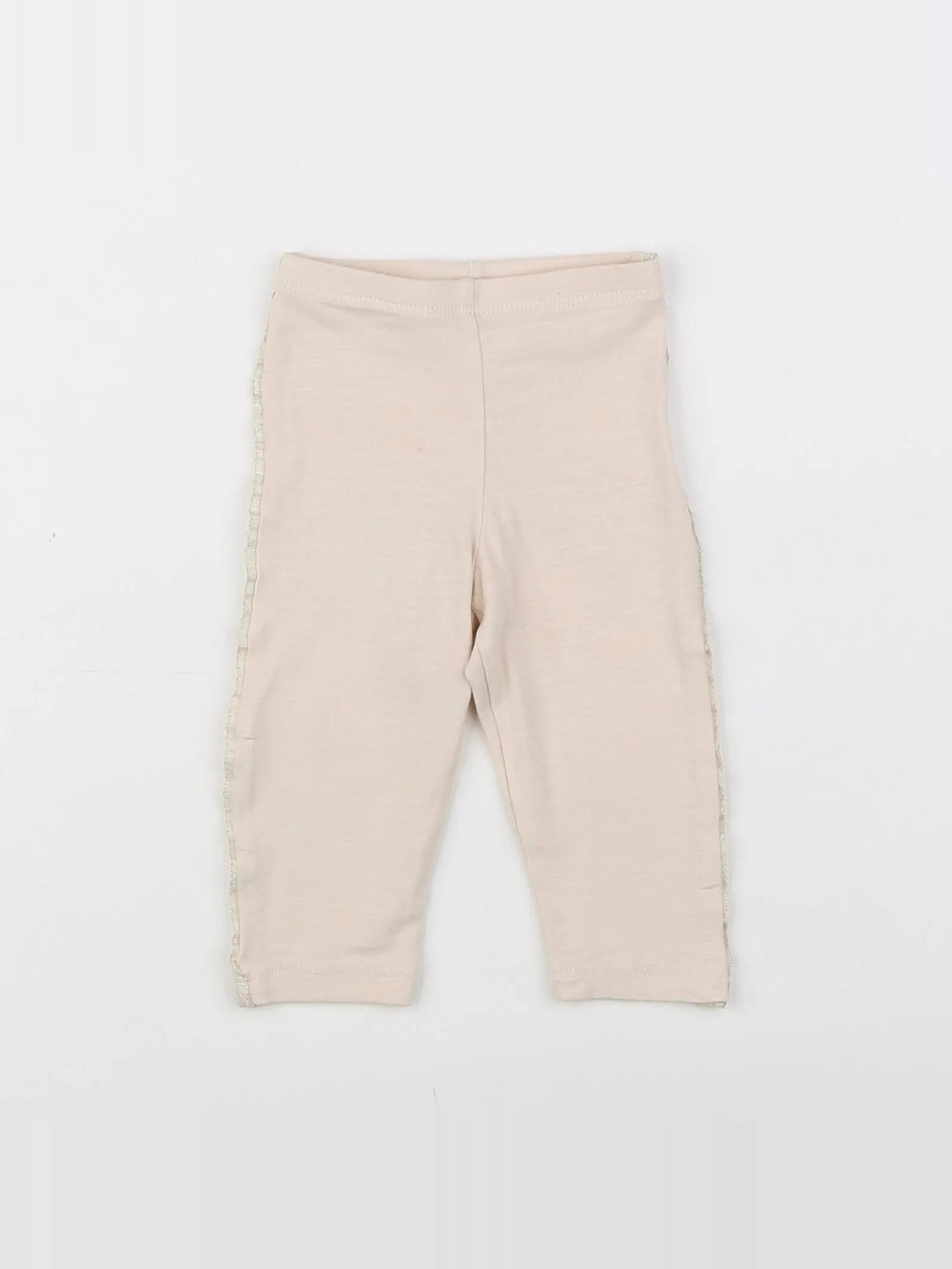 Tape à l'oeil - legging beige, or - 6 mois
